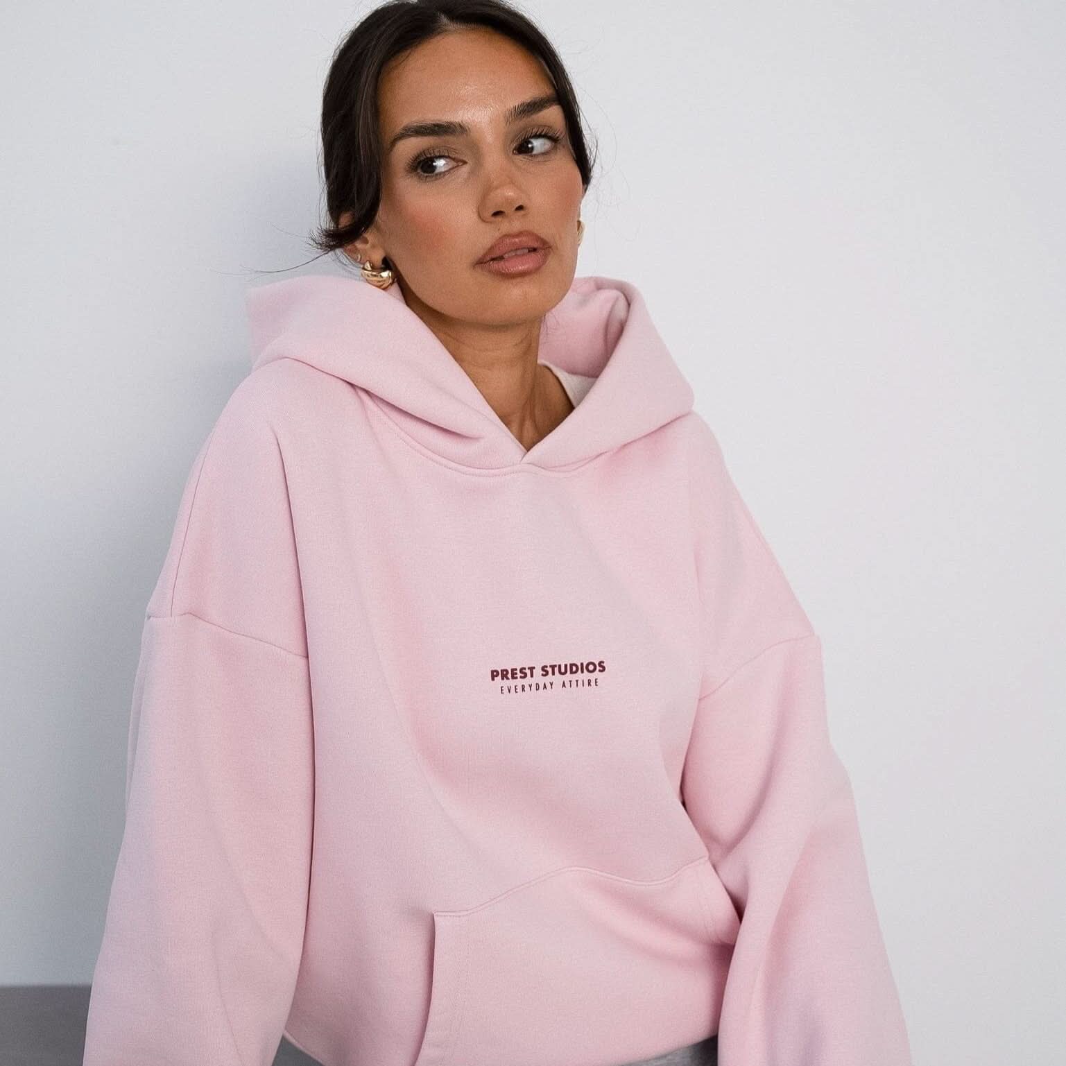 Rosa Kapuzenpulli Damenkapuzenpullover Kapuzenpullover Rosa Hoodie