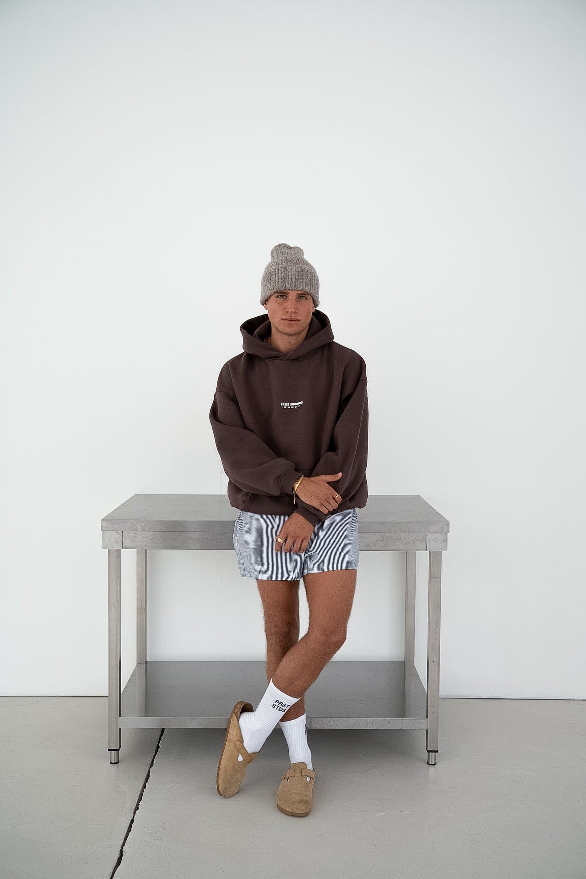 Oversize Hoodie Braun PREST STUDIOS 