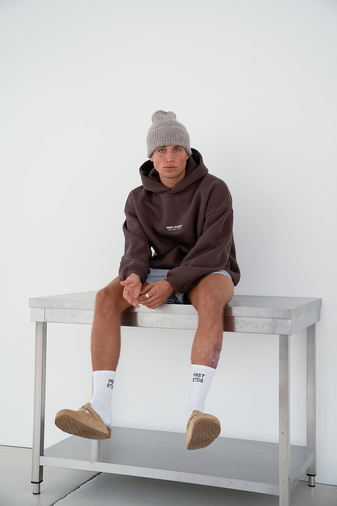 Oversize Hoodie Braun PREST STUDIOS 