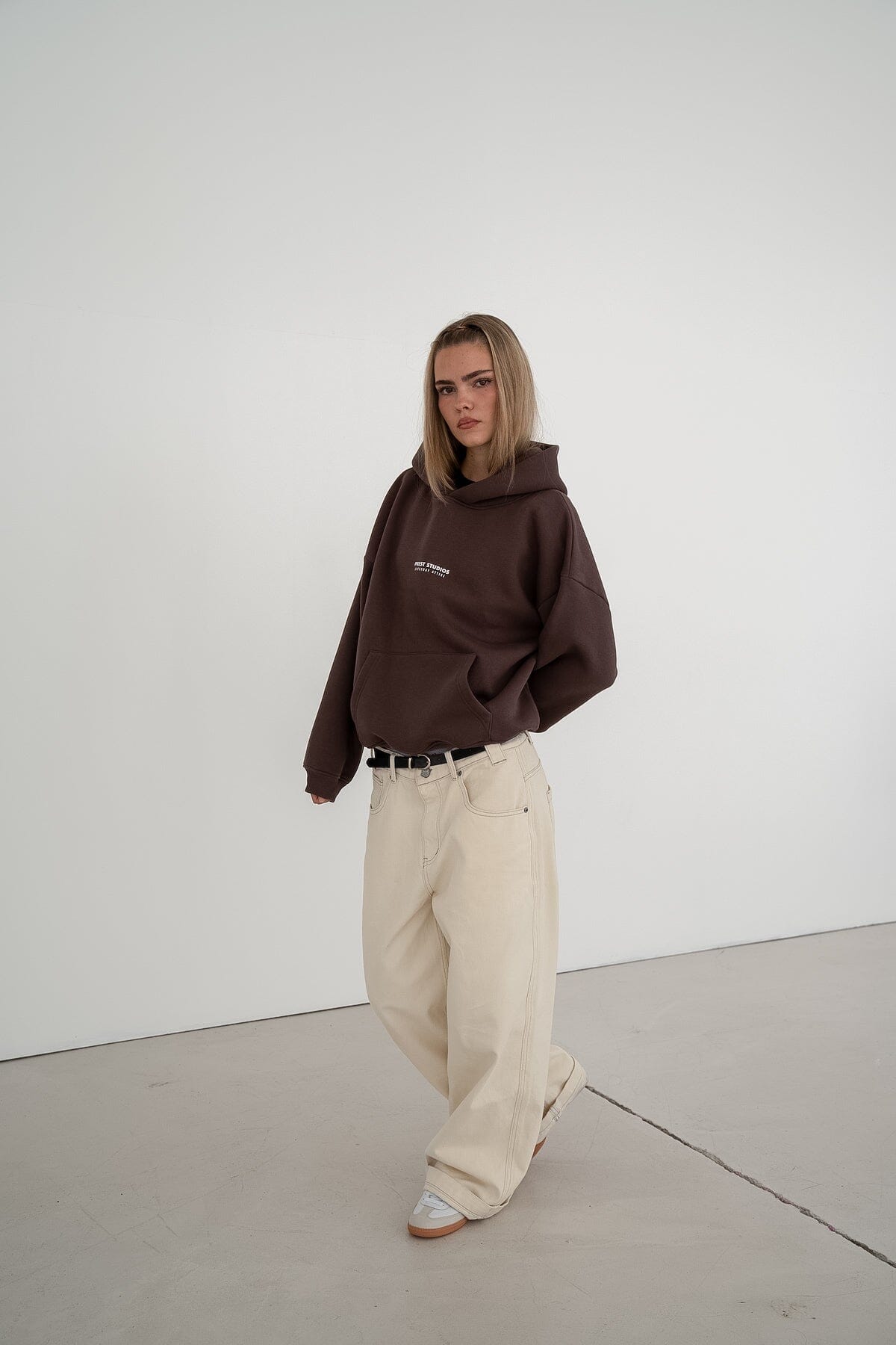 Oversize Hoodie Braun PREST STUDIOS 