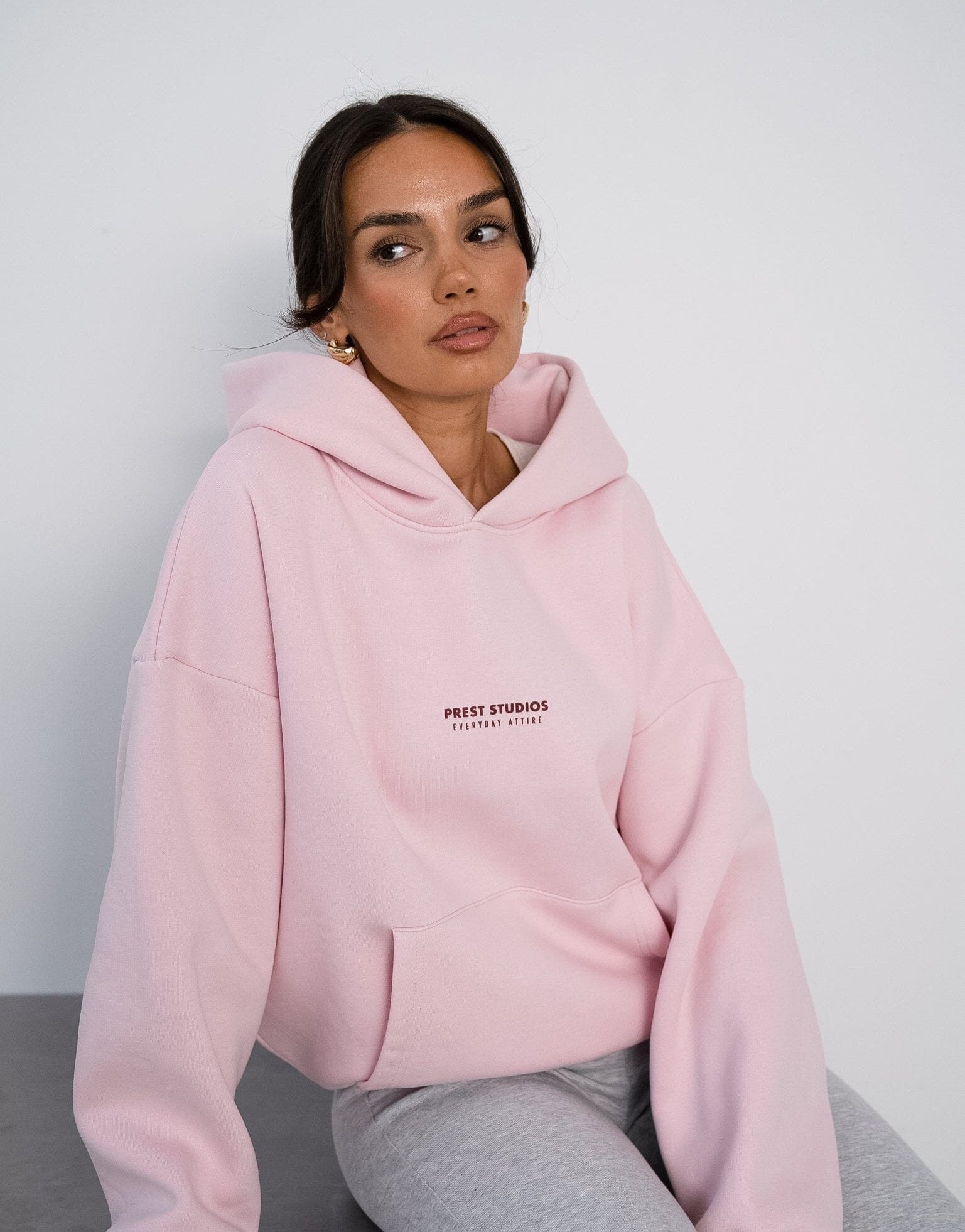 Oversize Hoodie Rosa PREST STUDIOS 