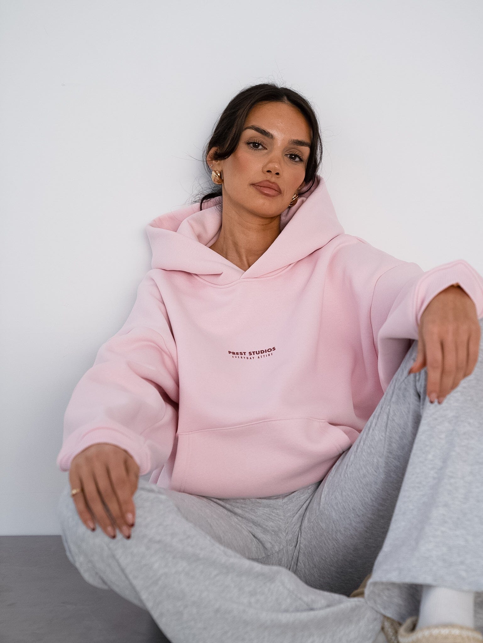 Oversize Hoodie Rosa PREST STUDIOS 