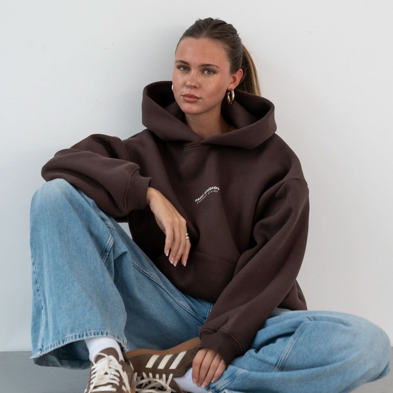 Hoodie Braun PREST STUDIOS 