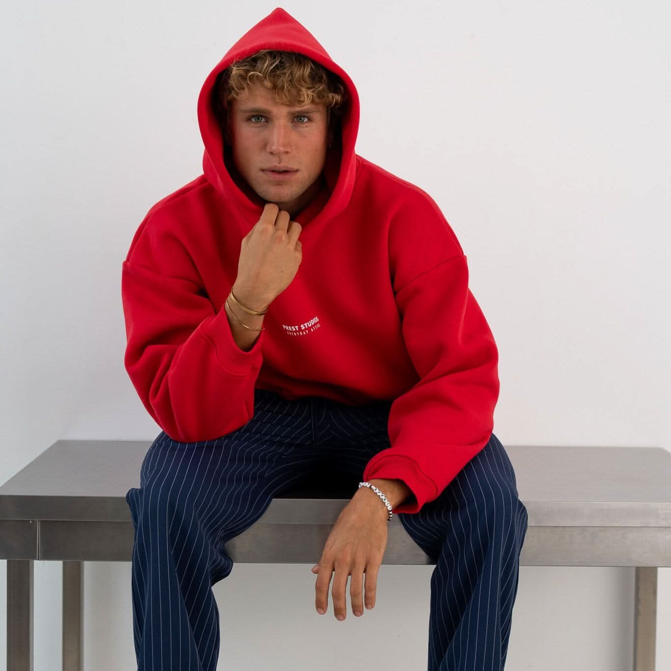 Hoodie Cherry Red PREST STUDIOS 