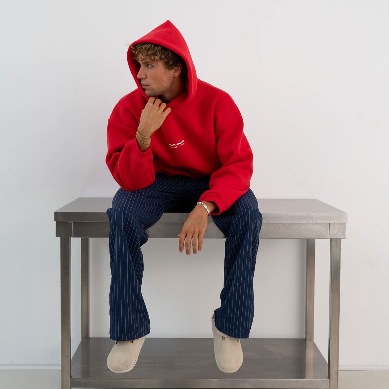 Hoodie Cherry Red PREST STUDIOS 