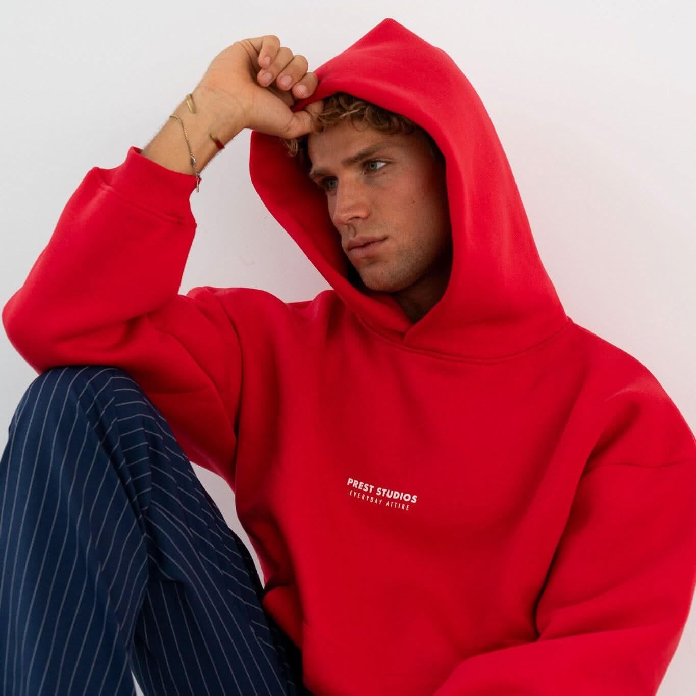 Oversize Hoodie Rot Männer