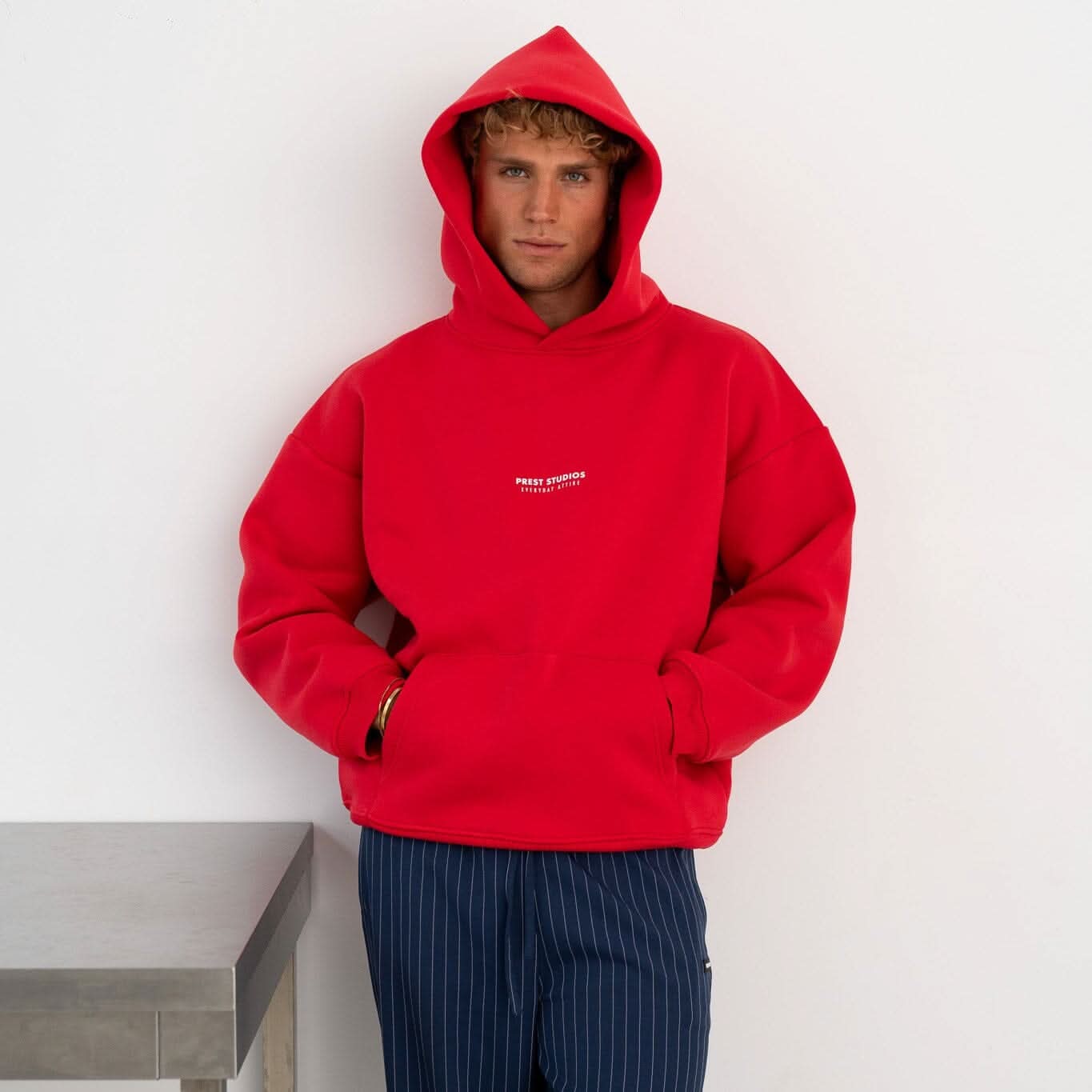 Hoodie Cherry Red PREST STUDIOS 
