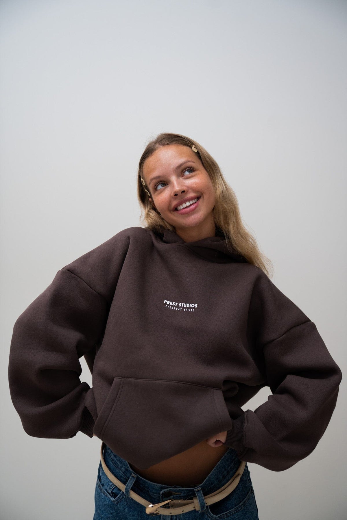 Hoodie Braun PREST STUDIOS 
