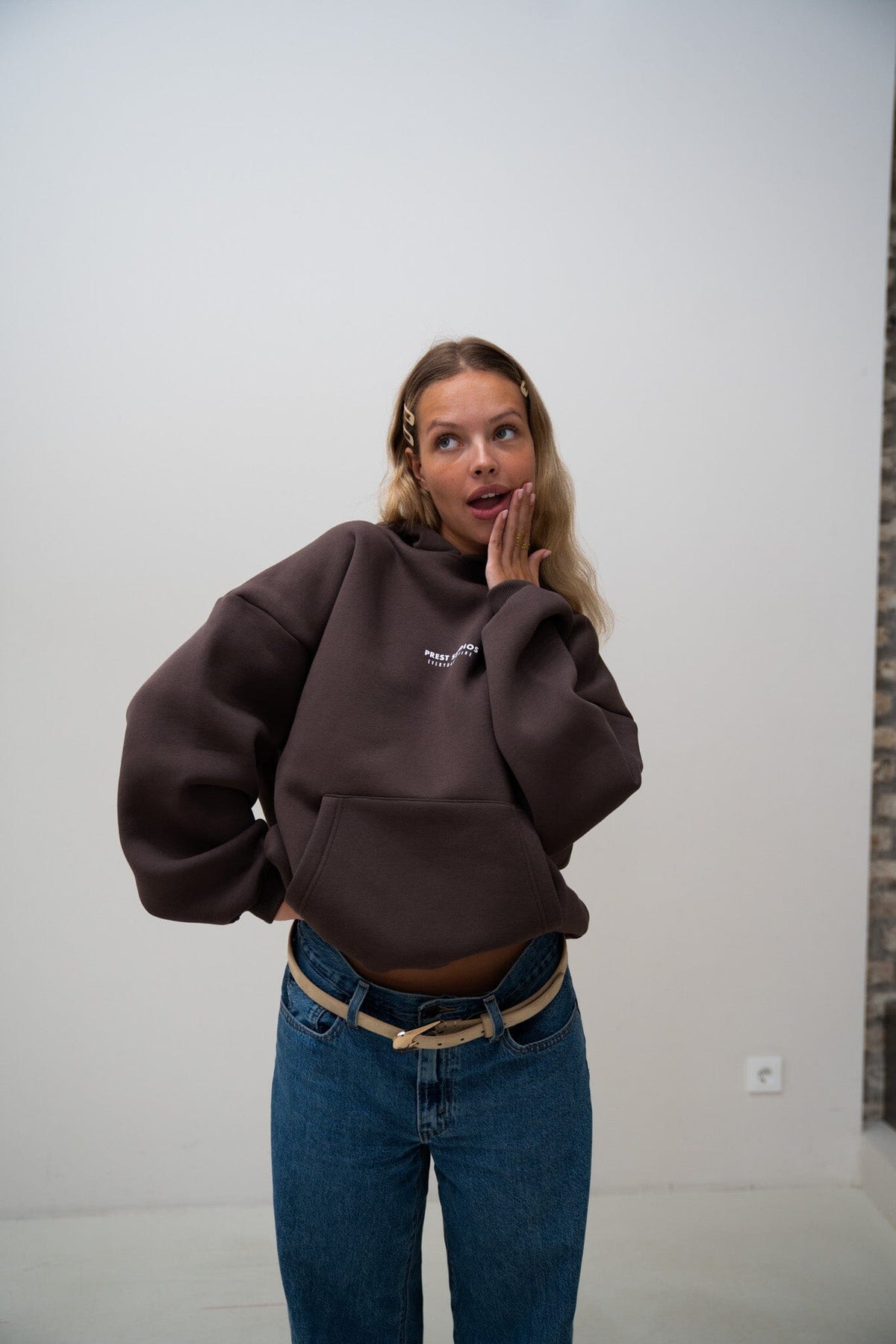 Hoodie Braun PREST STUDIOS 