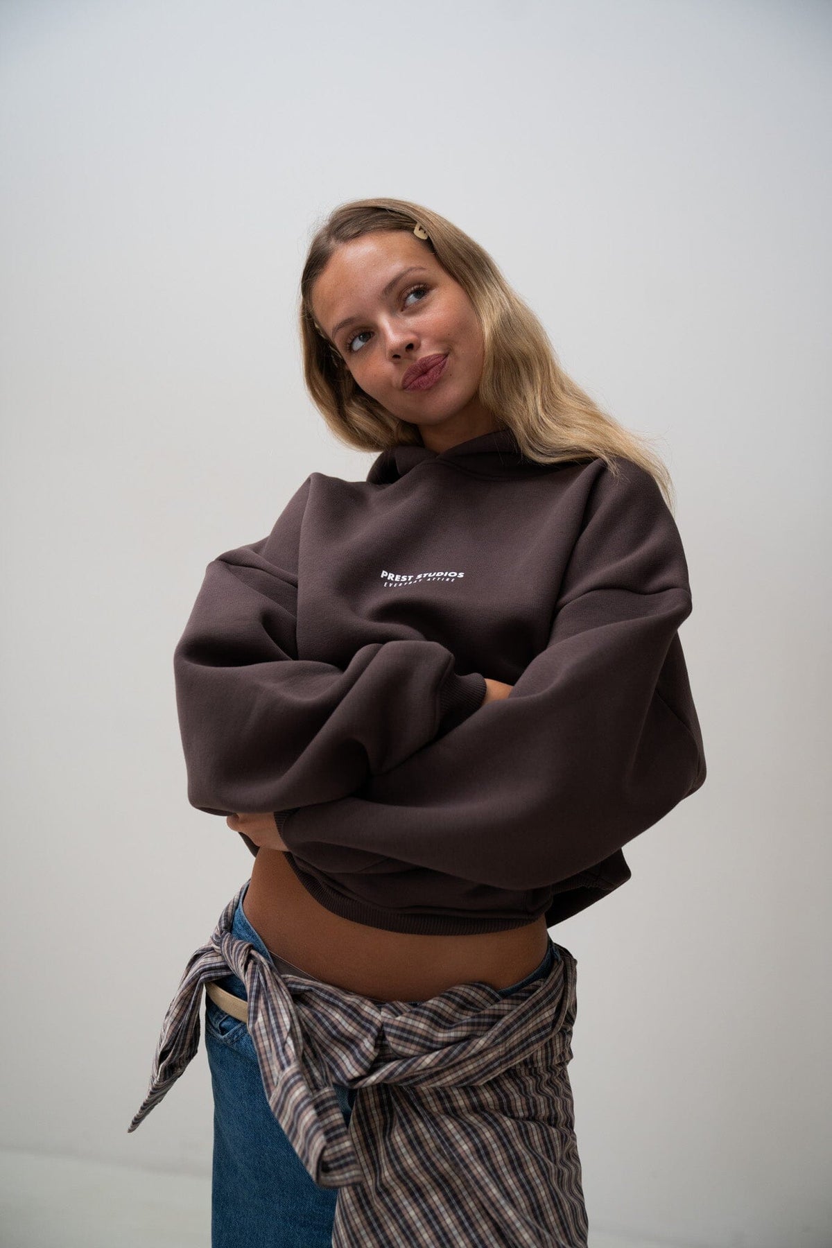 Hoodie Braun PREST STUDIOS 