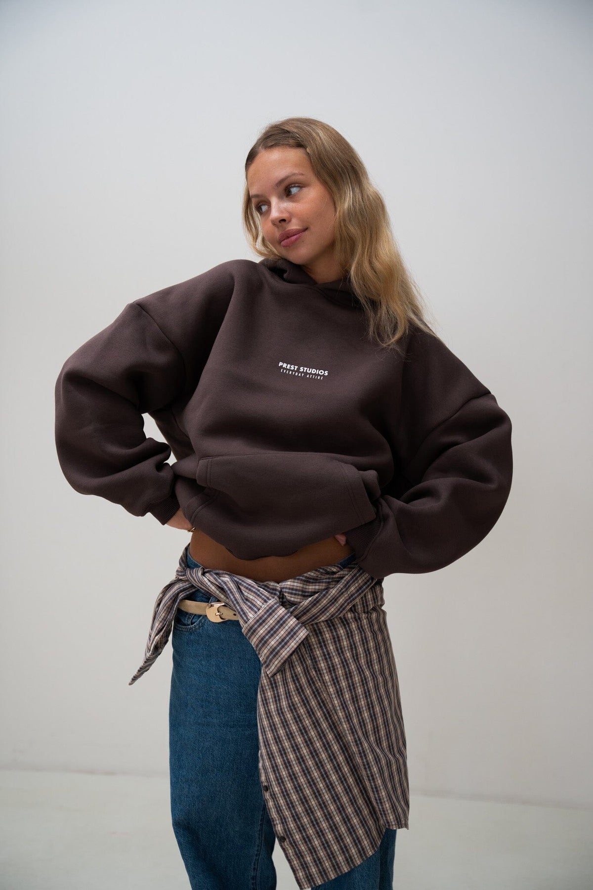 Hoodie Braun PREST STUDIOS 