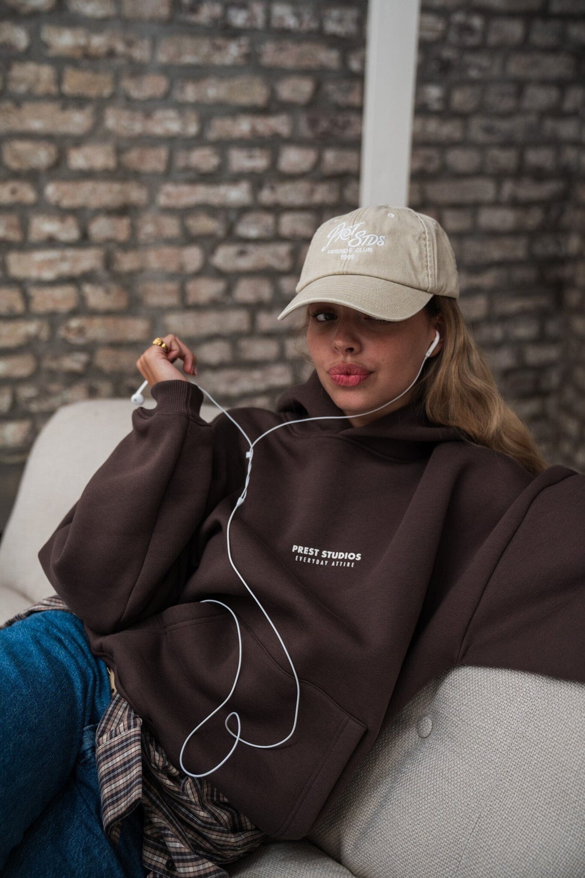 Hoodie Braun PREST STUDIOS 