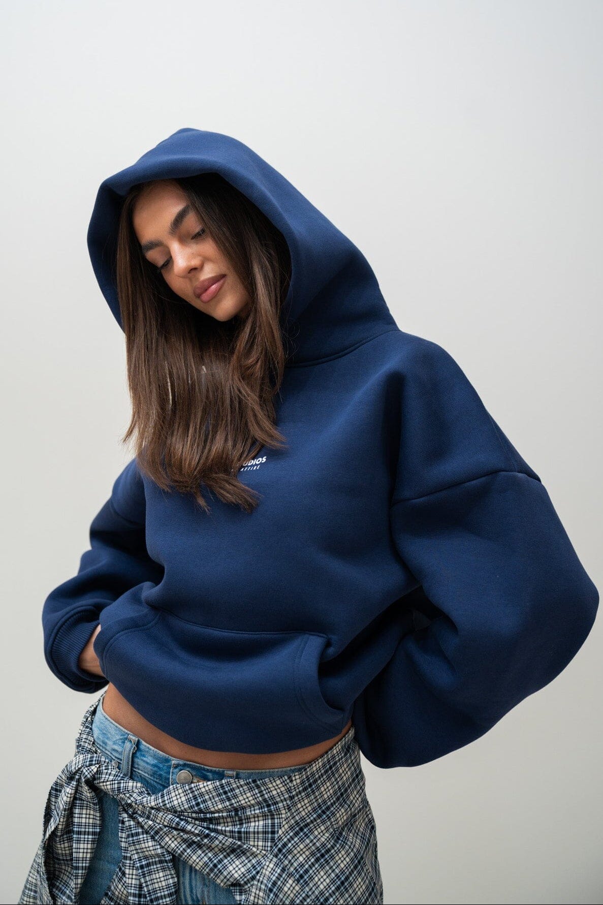 Hoodie Marineblau Hoodie PREST STUDIOS 