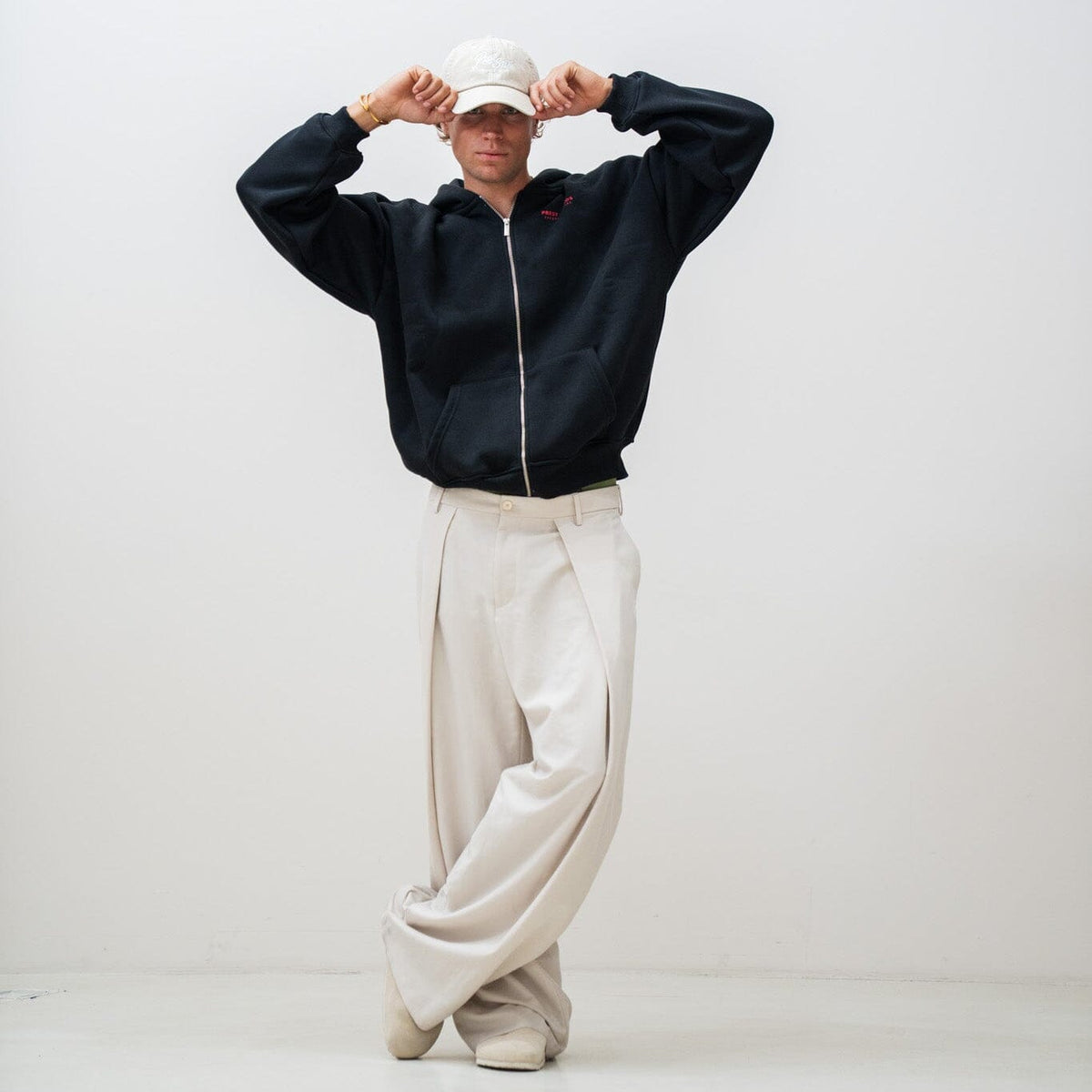 Zip Jacket Schwarz PREST STUDIOS 