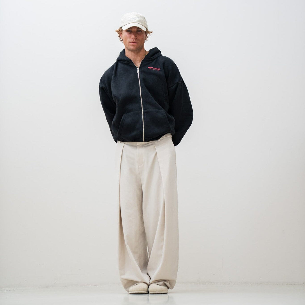 Zip Jacket Schwarz PREST STUDIOS 