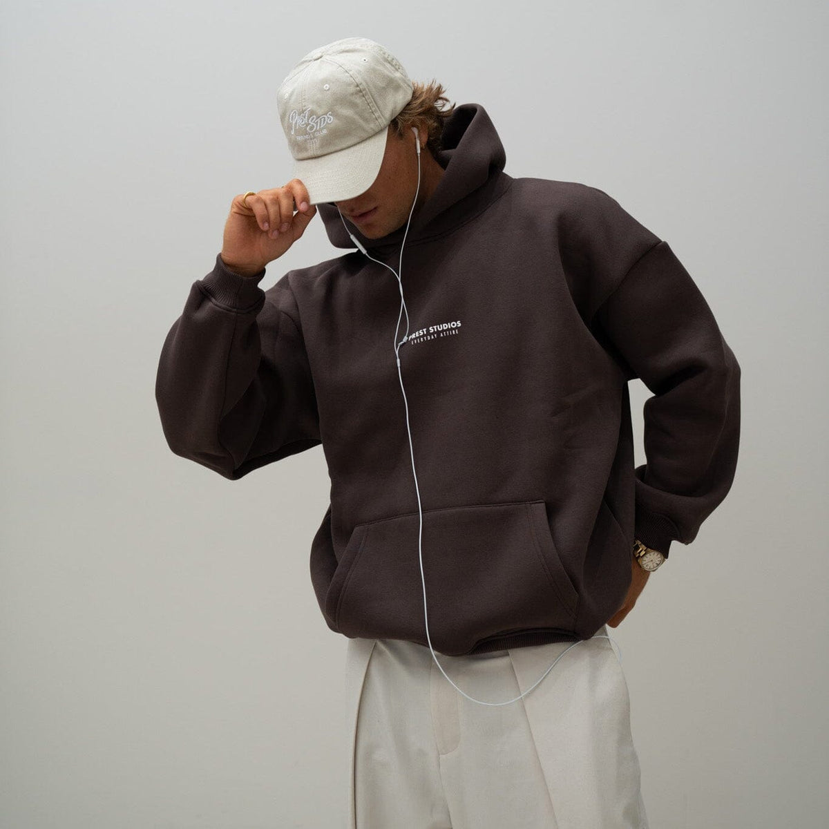 Hoodie Braun PREST STUDIOS 