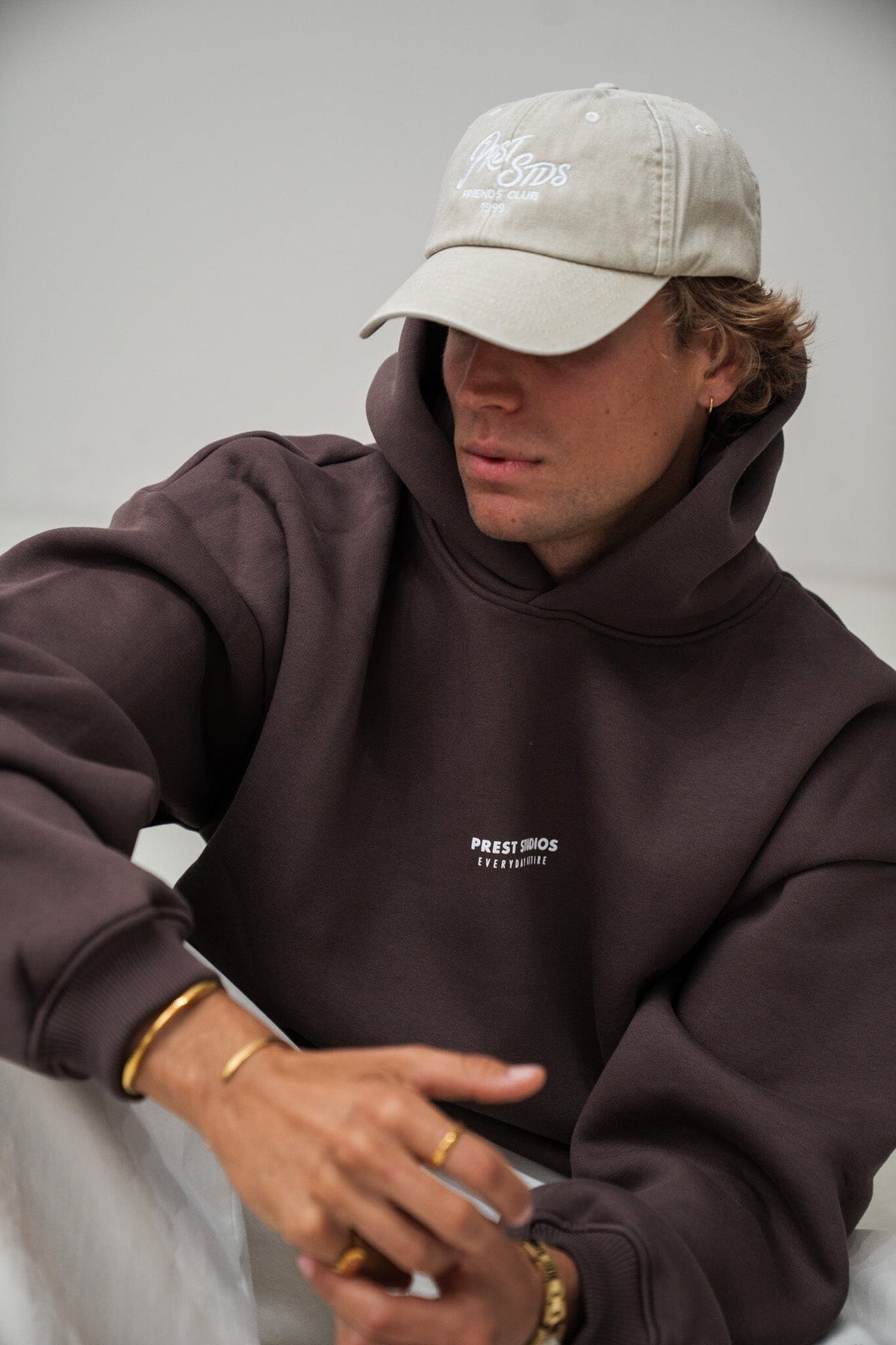 Hoodie Braun PREST STUDIOS 