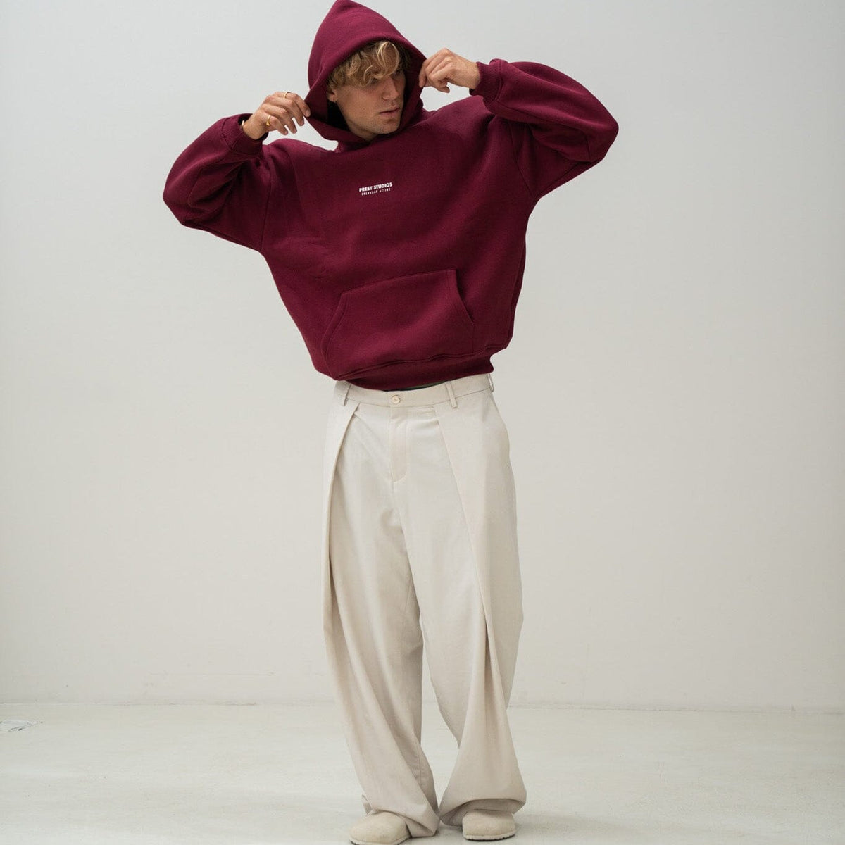 Hoodie Weinrot PREST STUDIOS 