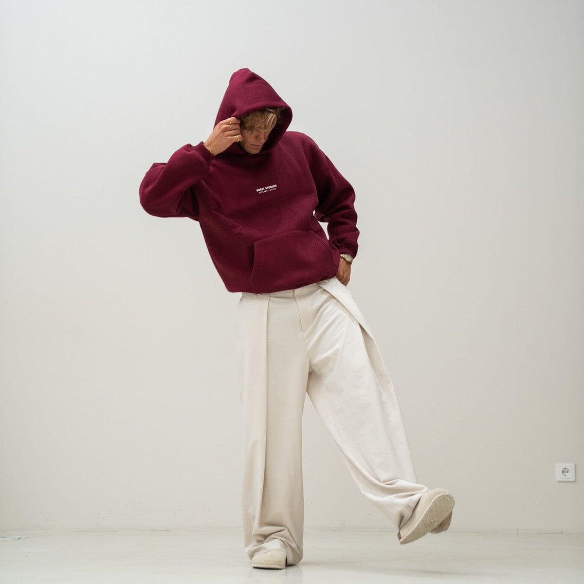 Hoodie Weinrot PREST STUDIOS 