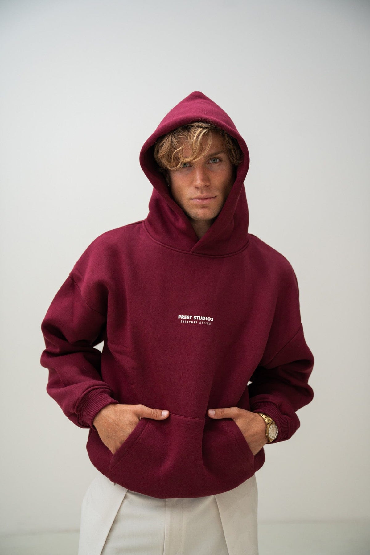 Hoodie Weinrot PREST STUDIOS 
