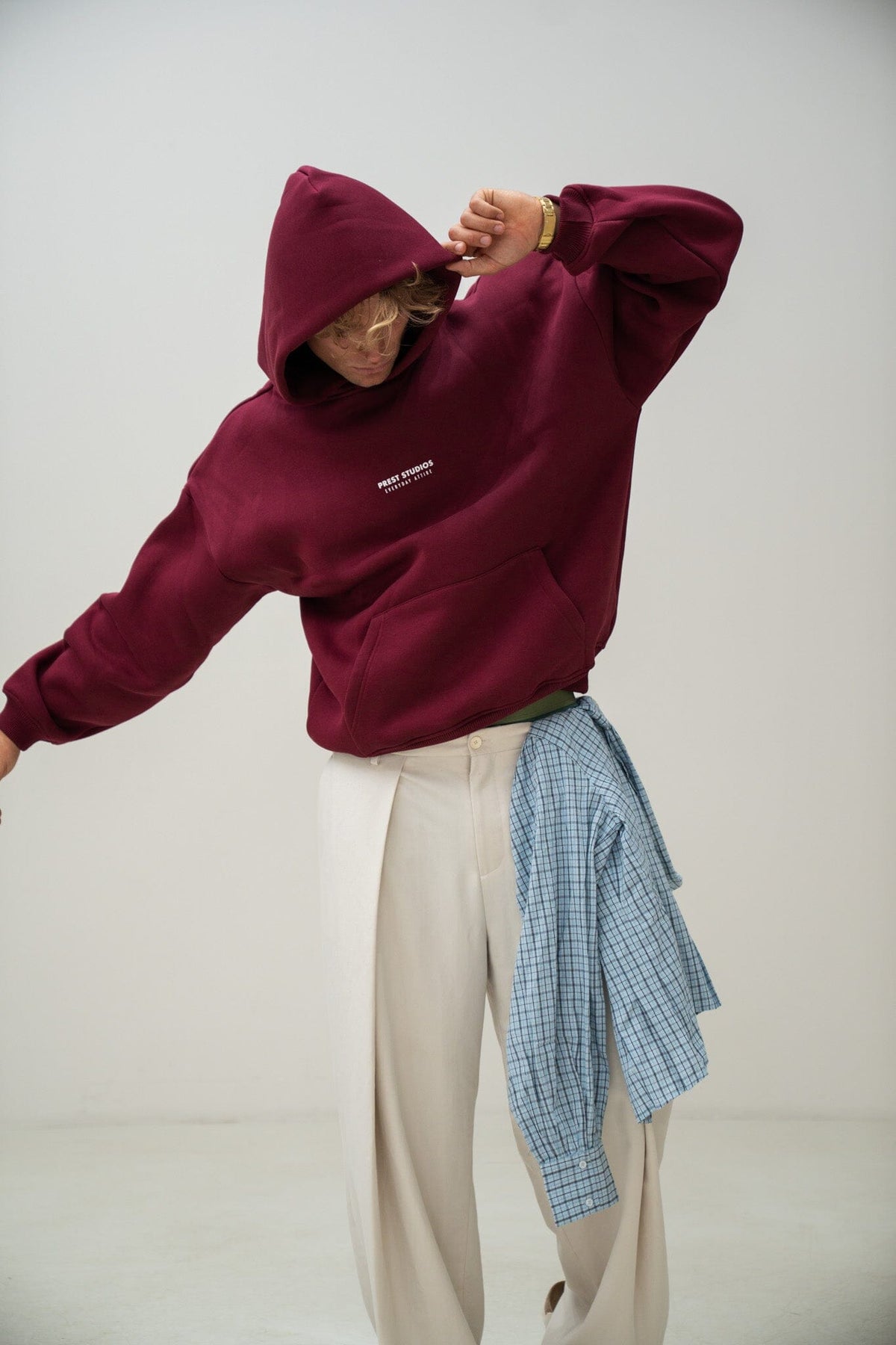 Hoodie Weinrot PREST STUDIOS 