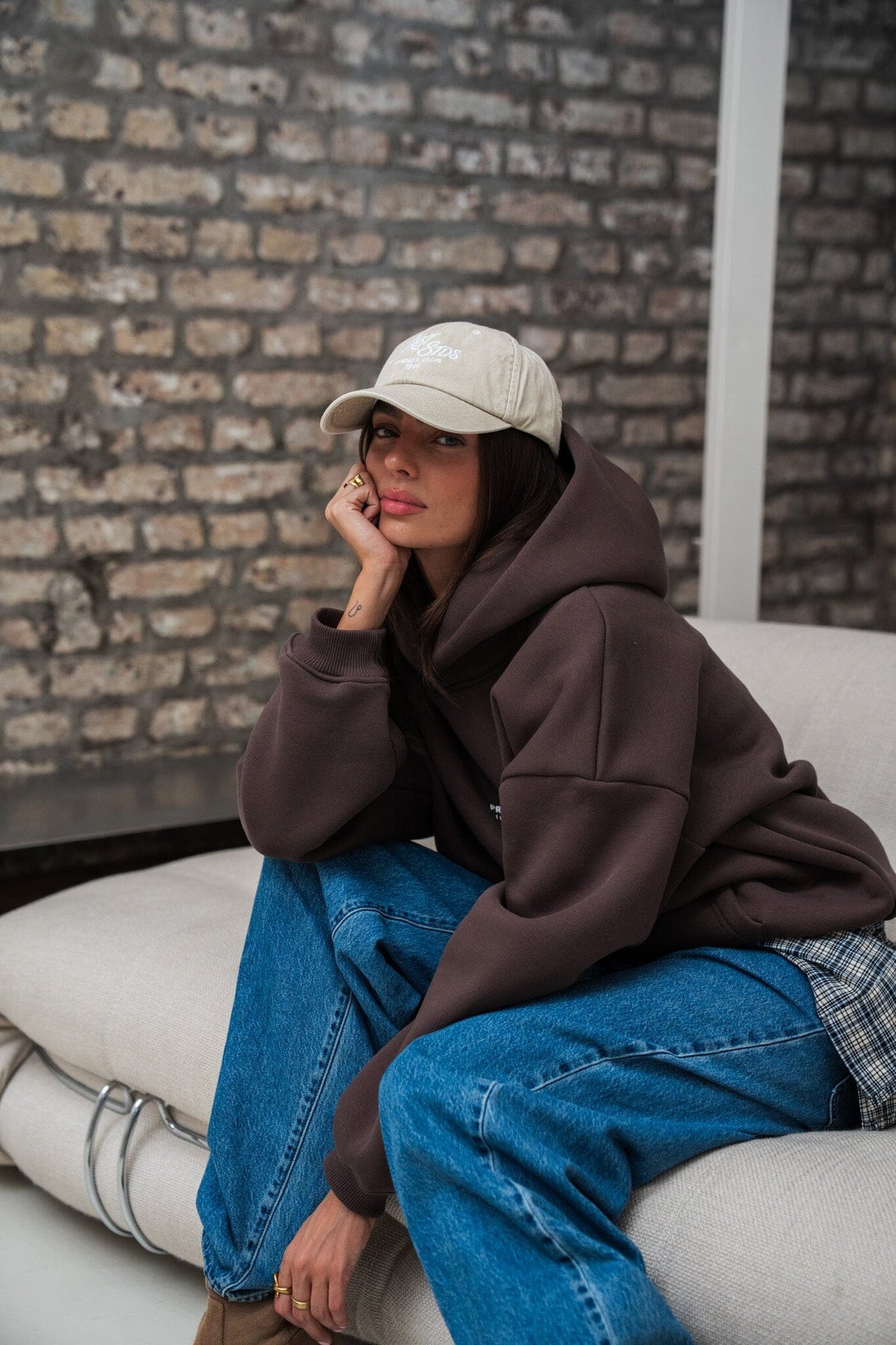 Hoodie Braun PREST STUDIOS 