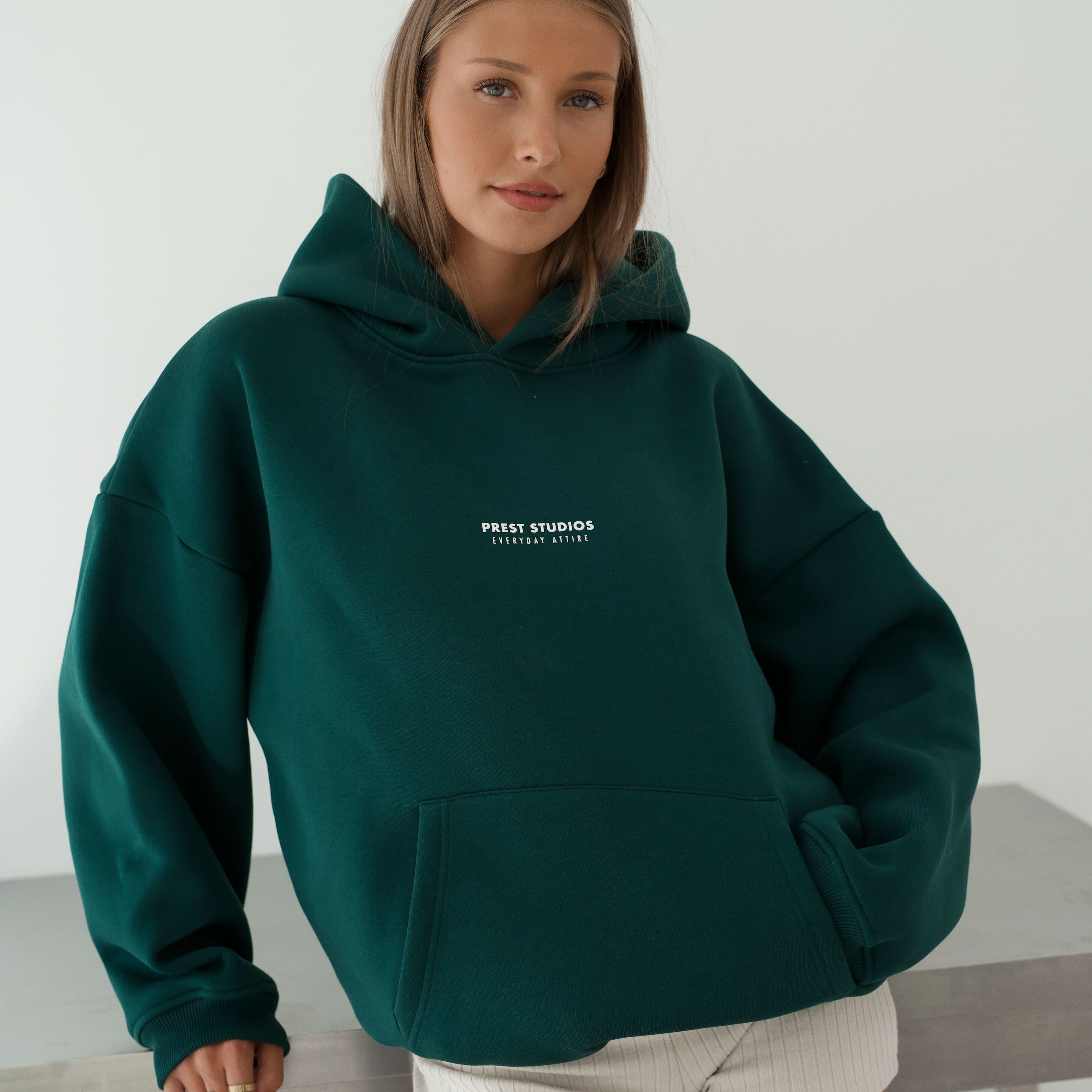 Hoodie Grün Hoodie PREST STUDIOS 