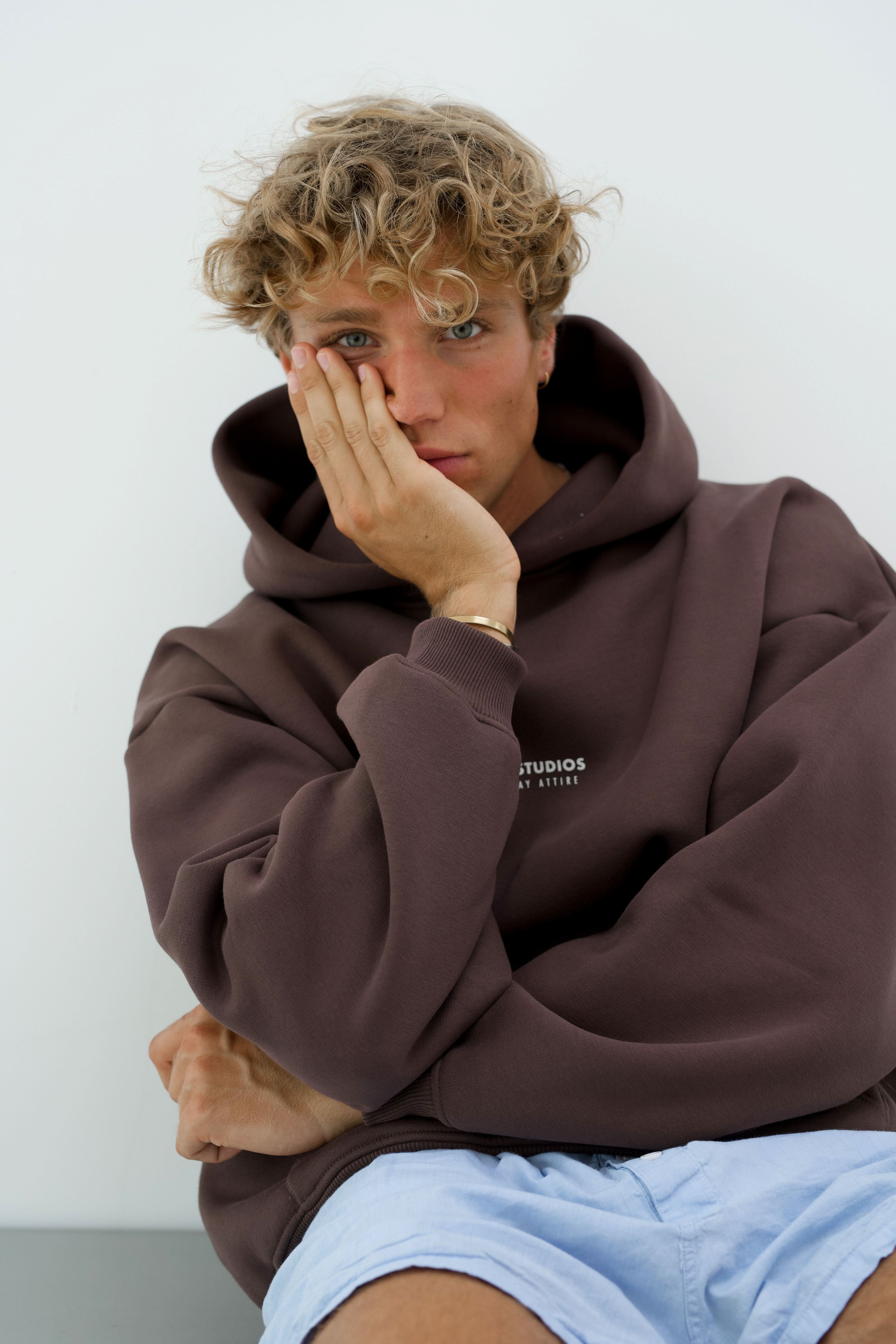 Hoodie Braun PREST STUDIOS 