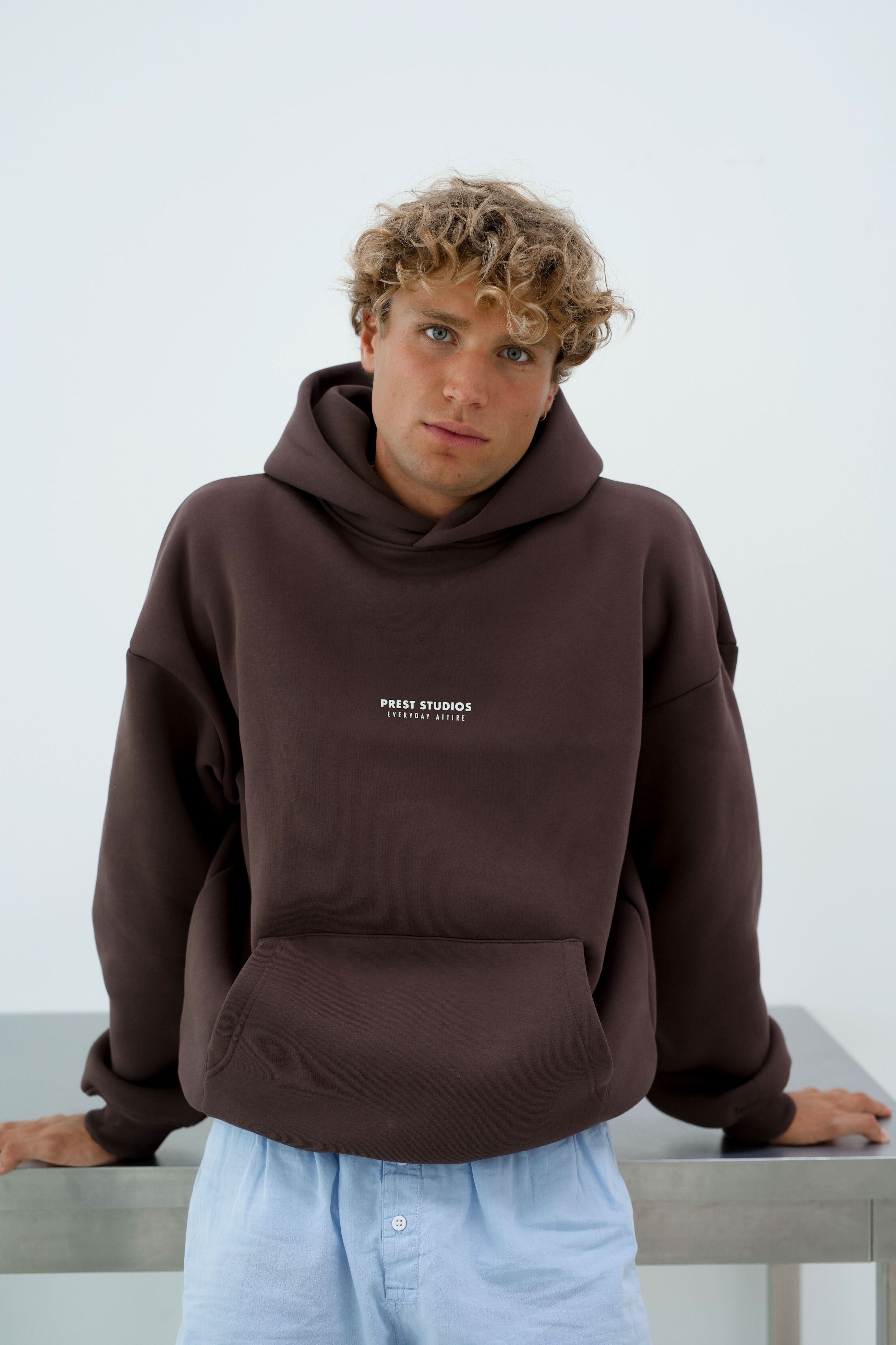 Hoodie Braun PREST STUDIOS 