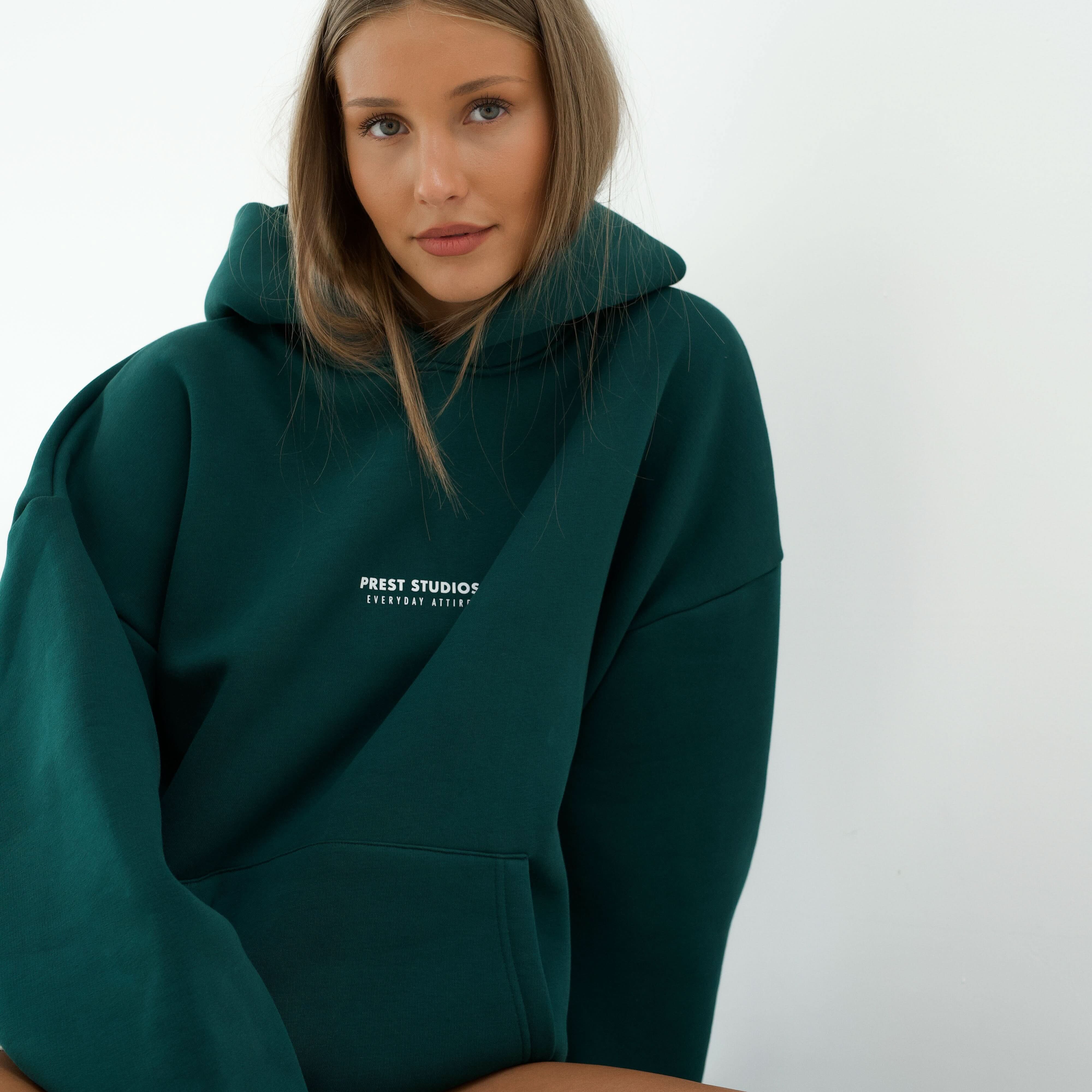 Hoodie Grün Hoodie PREST STUDIOS 