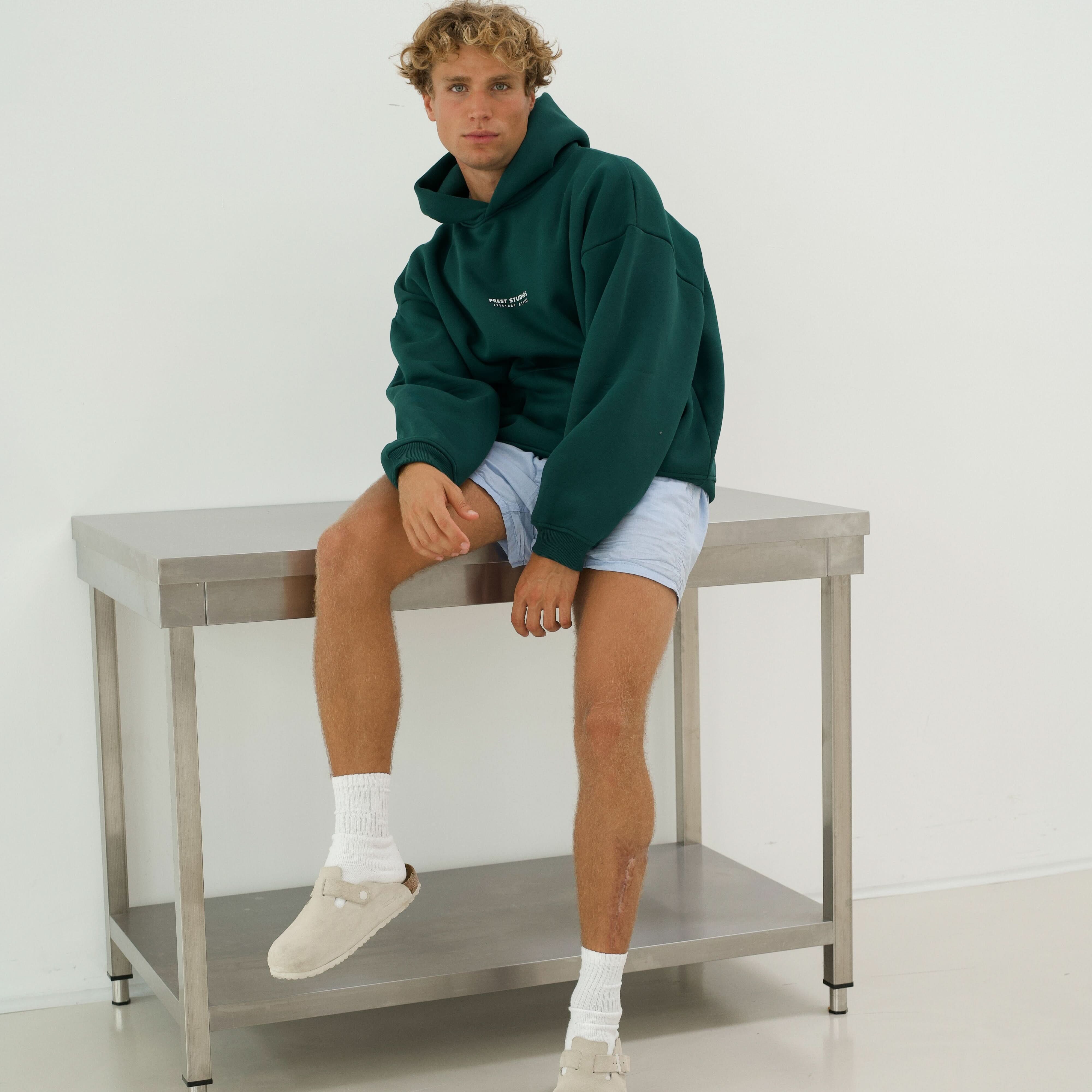 Hoodie Grün Hoodie PREST STUDIOS 