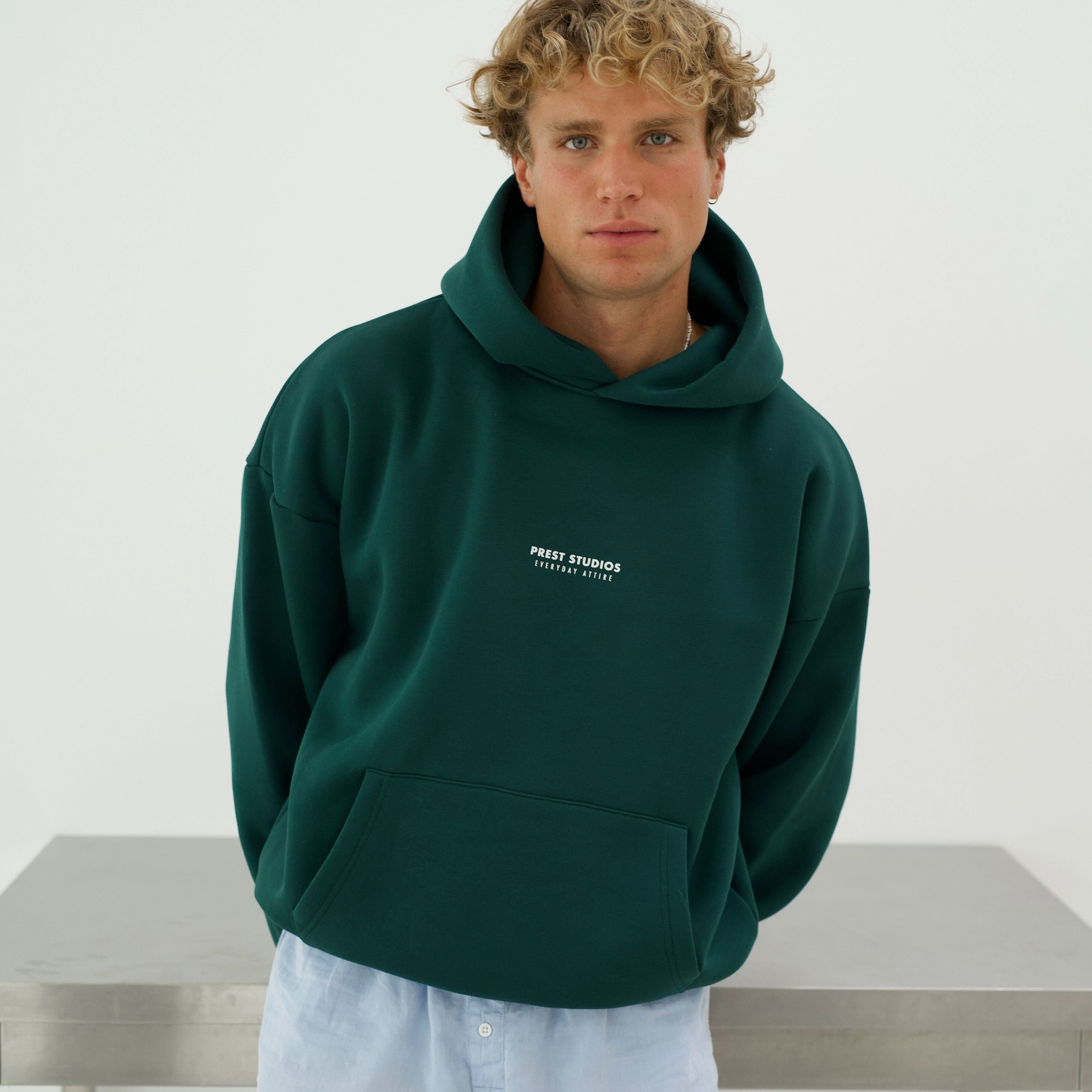 Hoodie Grün Hoodie PREST STUDIOS 