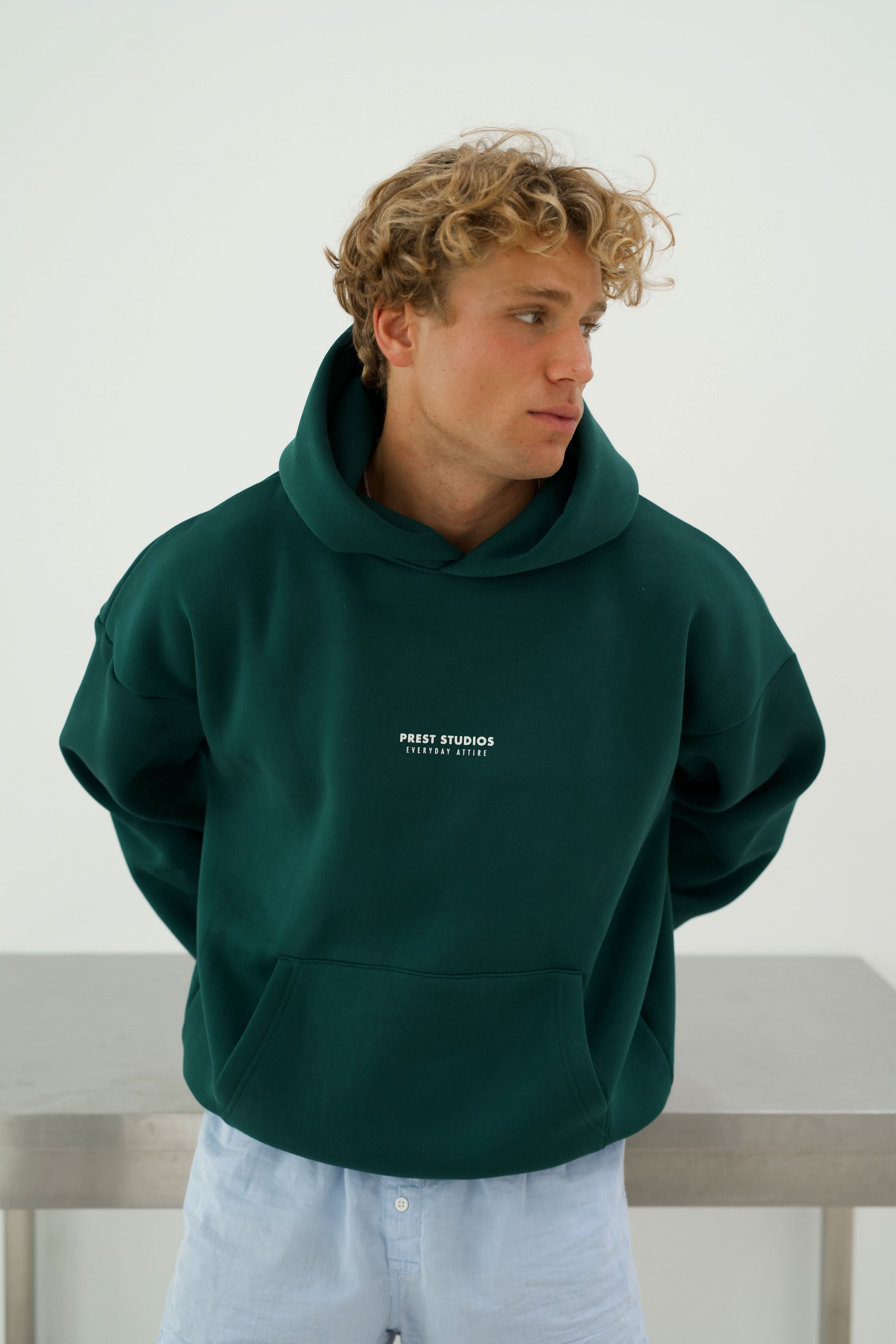 Hoodie Grün Hoodie PREST STUDIOS 
