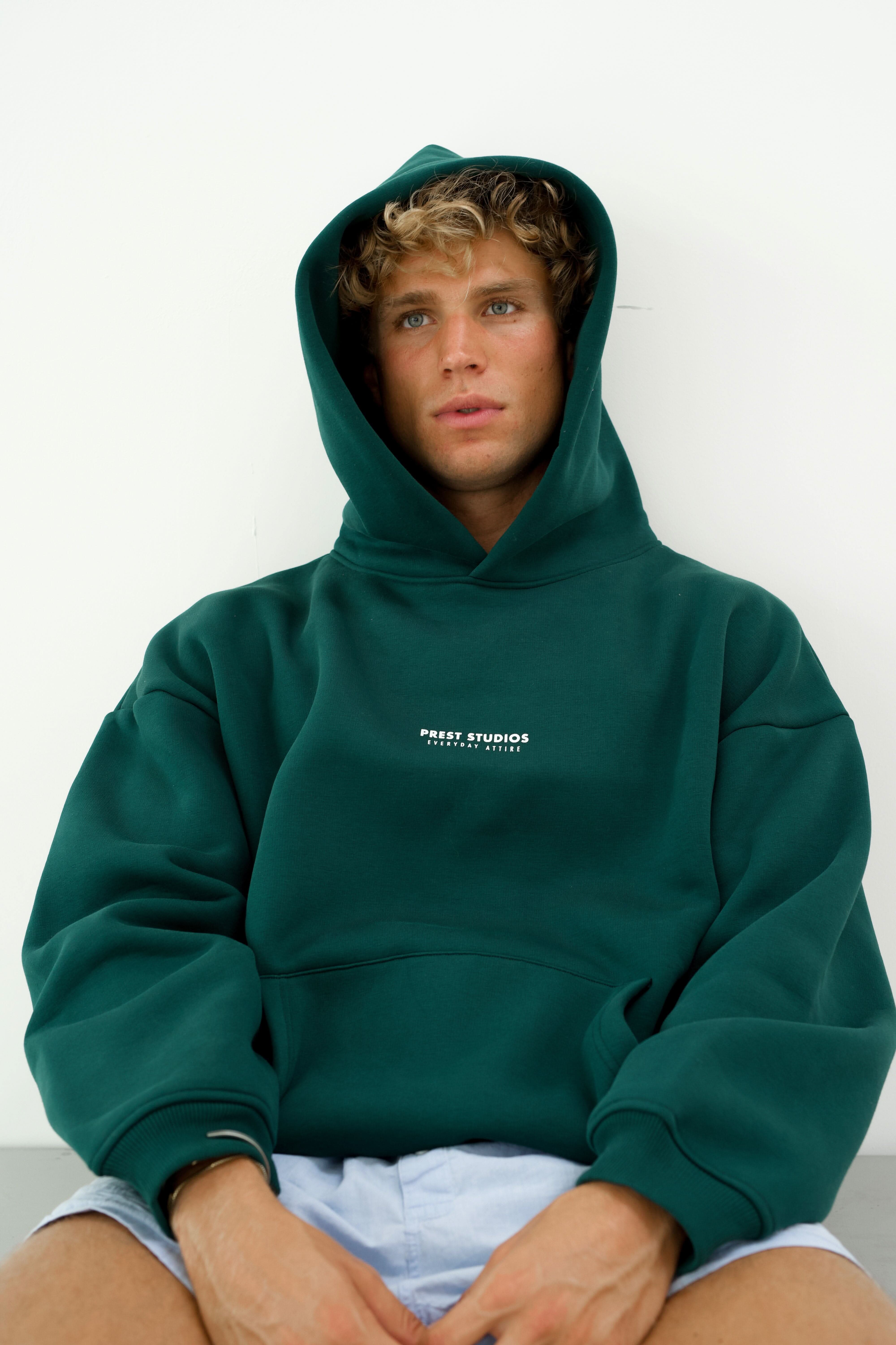 Hoodie Grün Hoodie PREST STUDIOS 