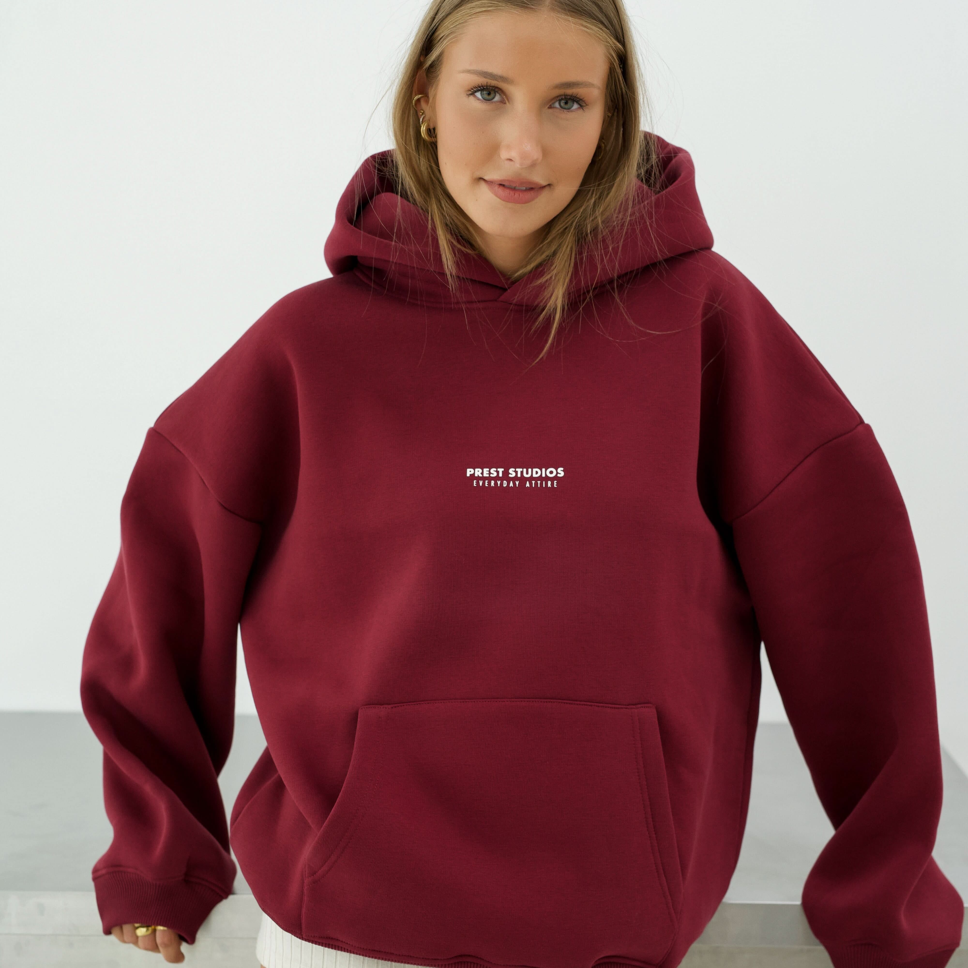 Hoodie Weinrot PREST STUDIOS 