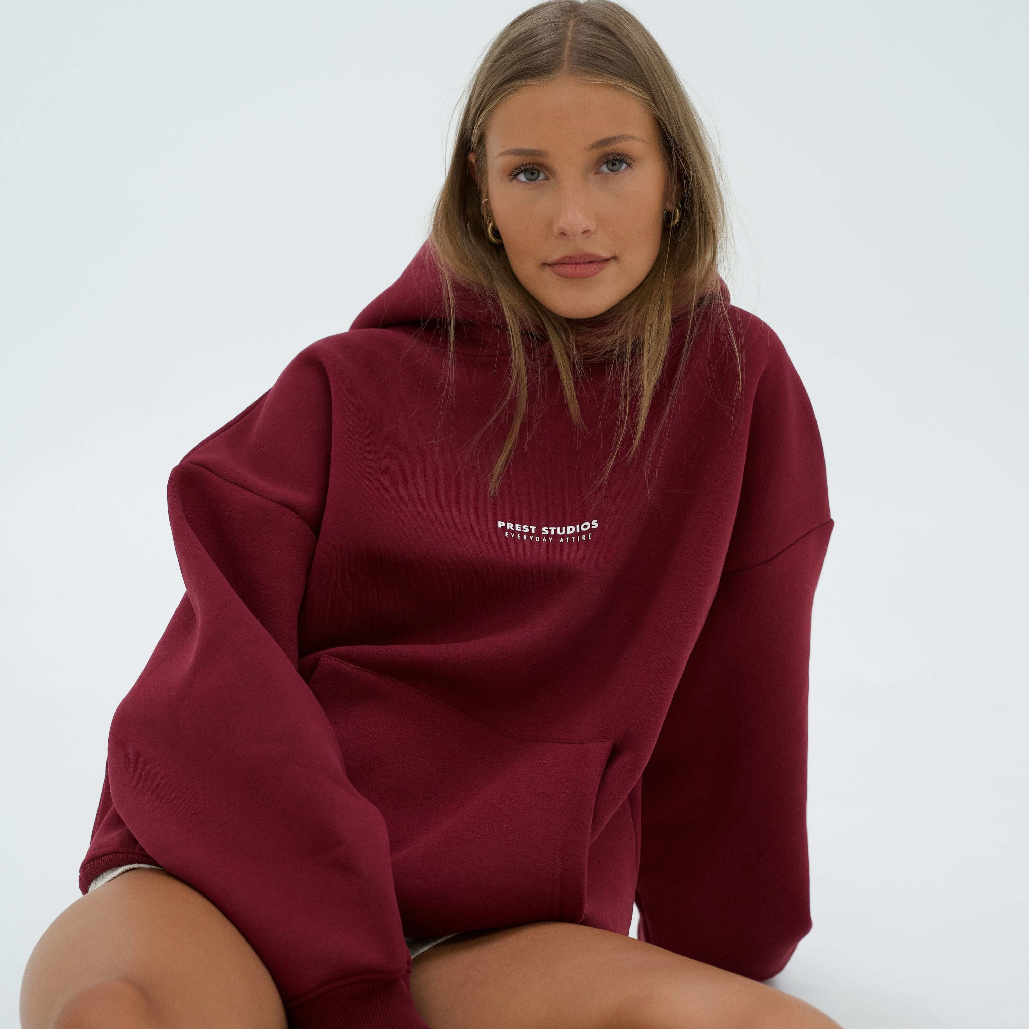 Hoodie Weinrot PREST STUDIOS 