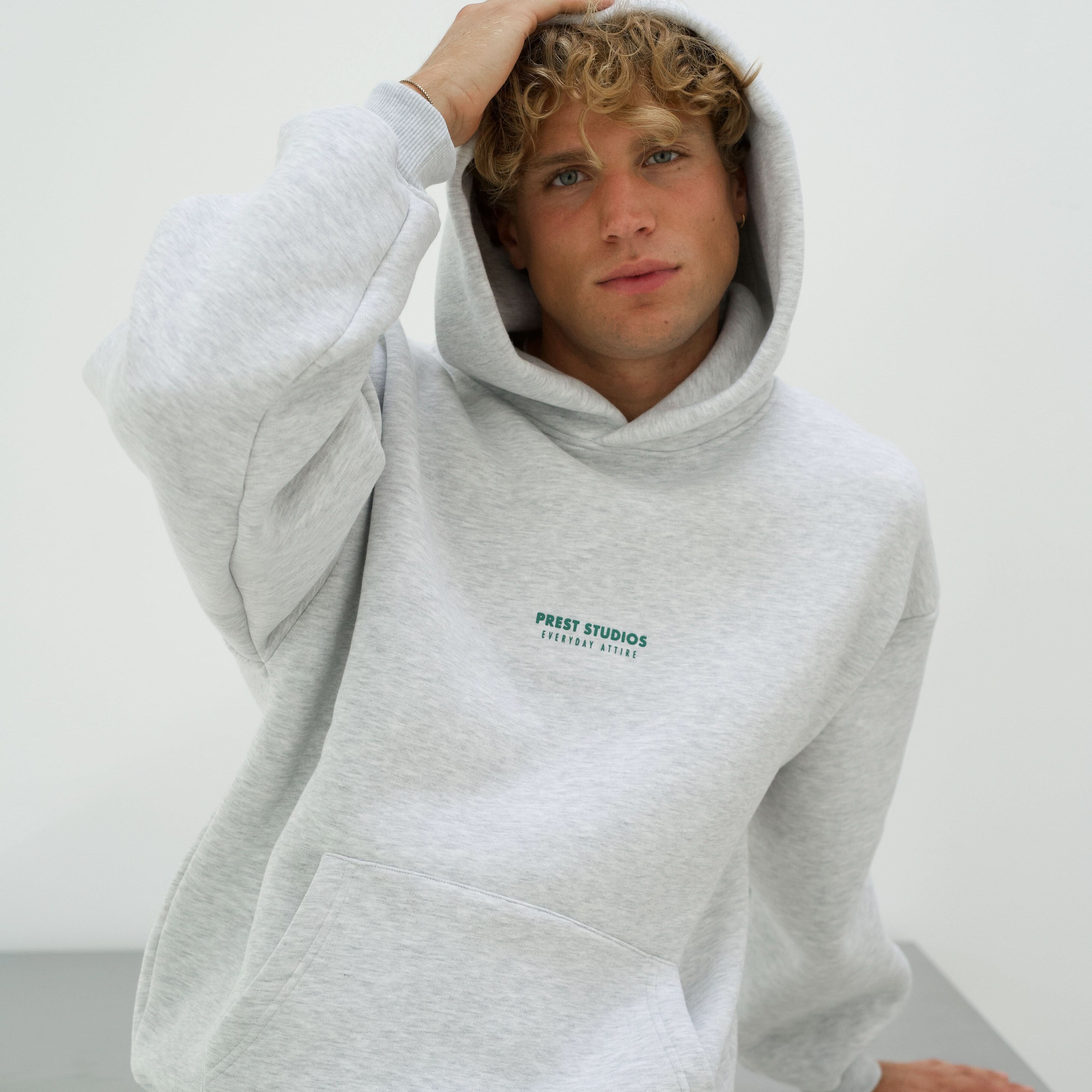 Hoodie Melange Grau PREST STUDIOS 