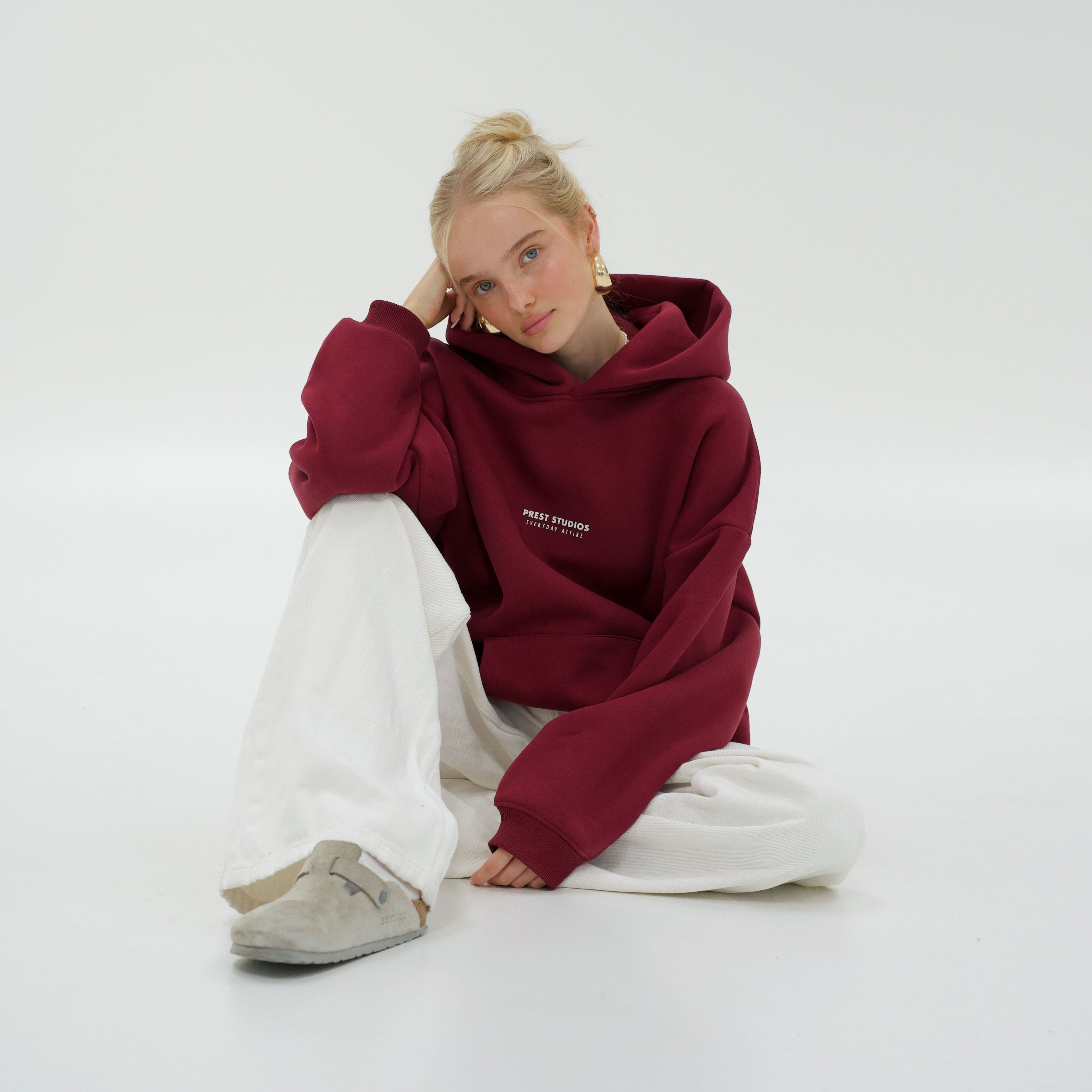 Hoodie Weinrot PREST STUDIOS 