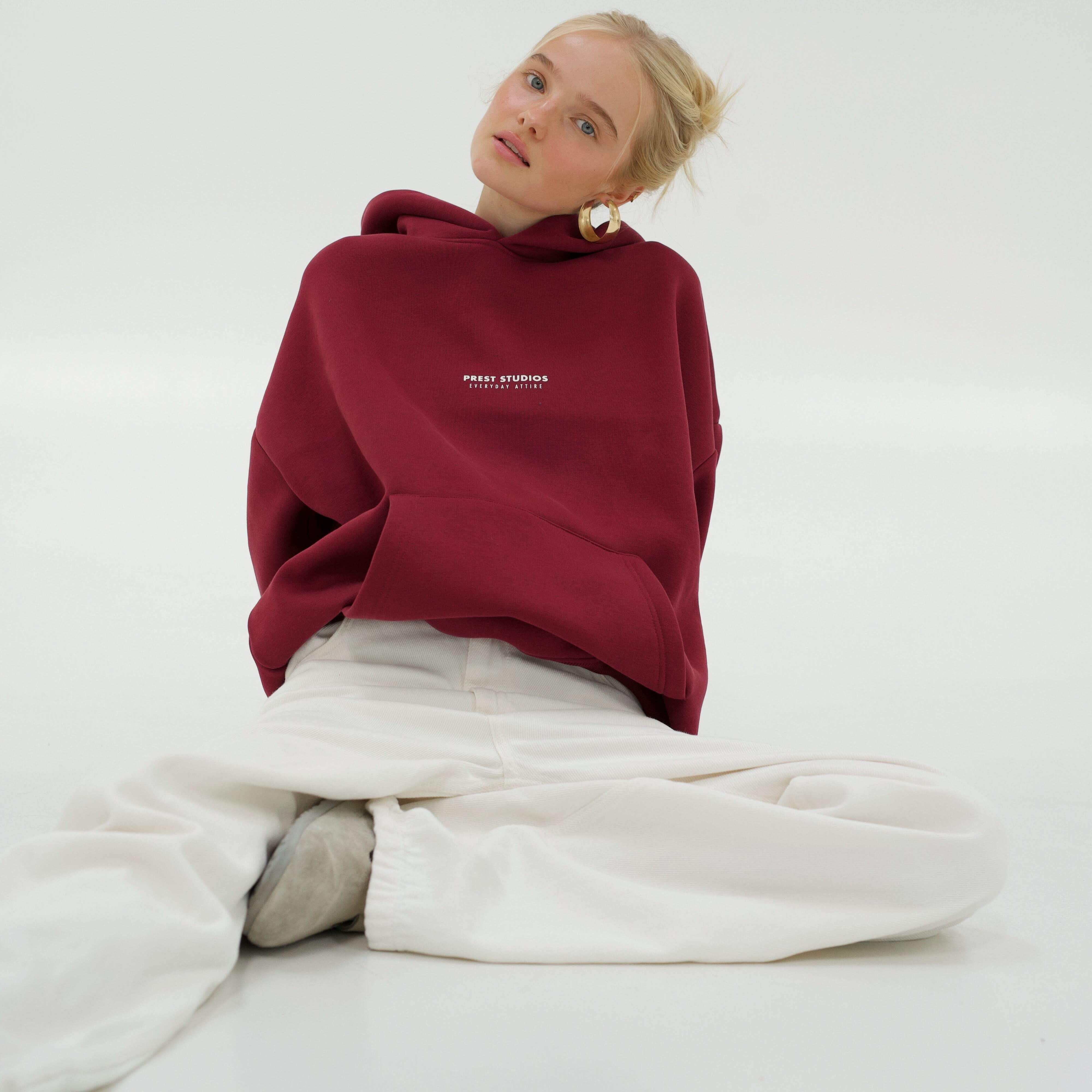 Hoodie Weinrot PREST STUDIOS 