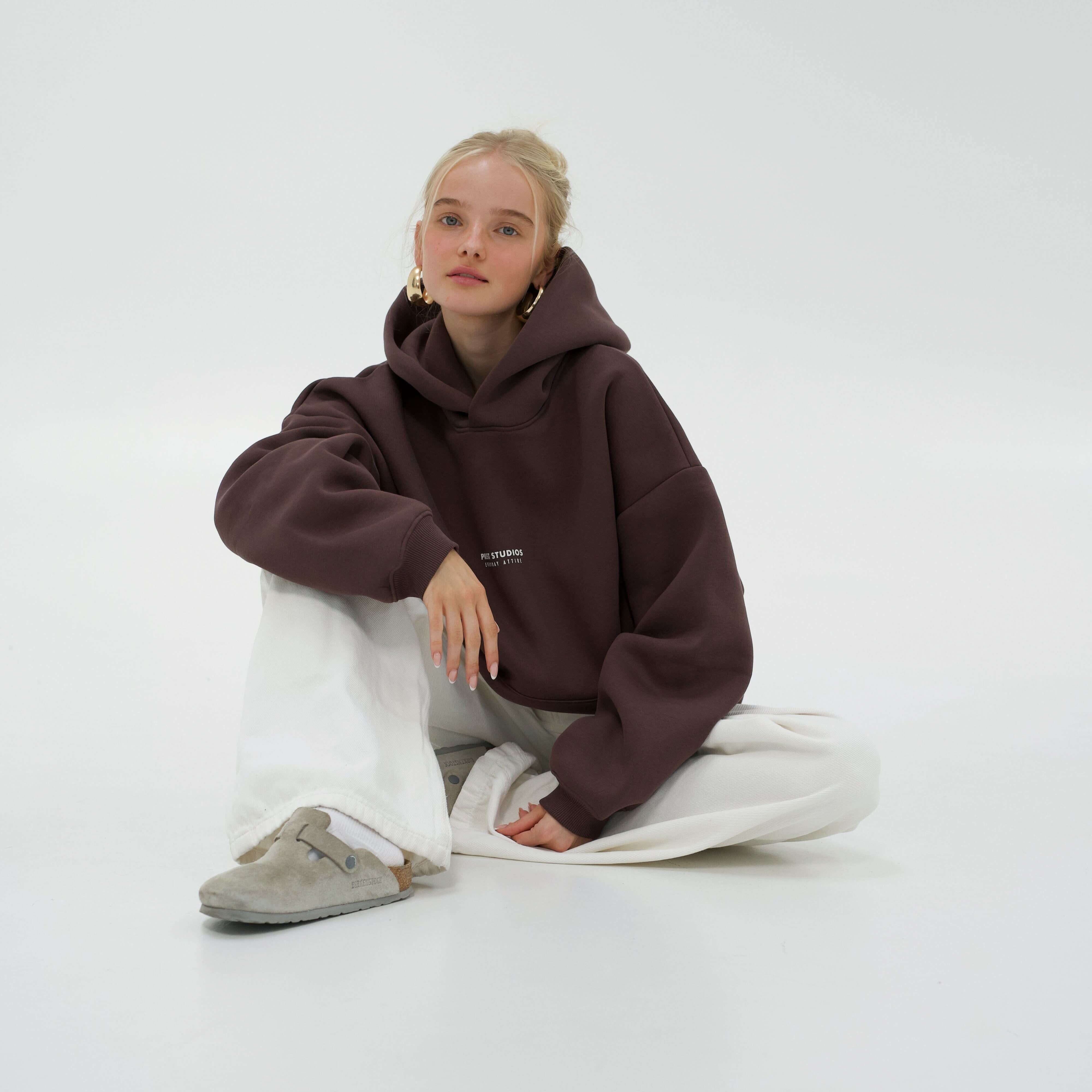 Hoodie Braun PREST STUDIOS 