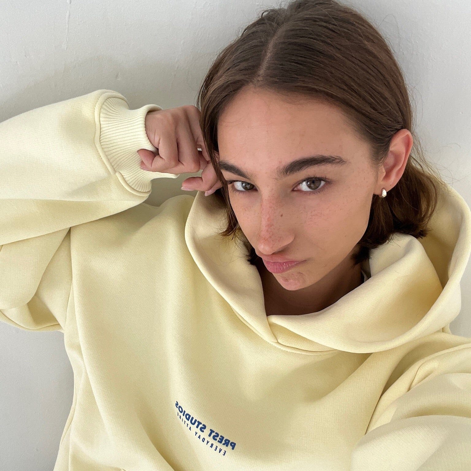 Hoodie Butter Yellow PREST STUDIOS 