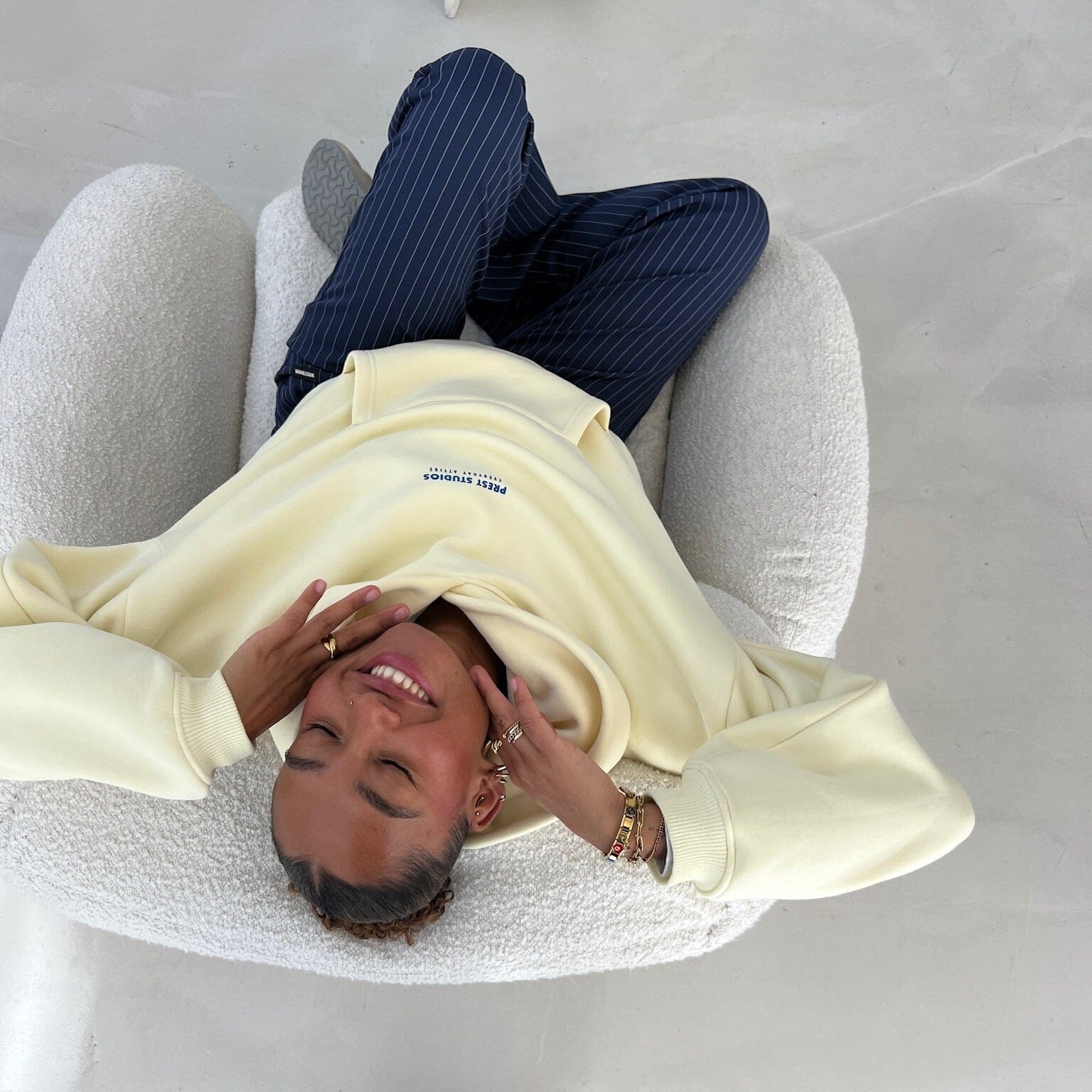 Hoodie Butter Yellow PREST STUDIOS 