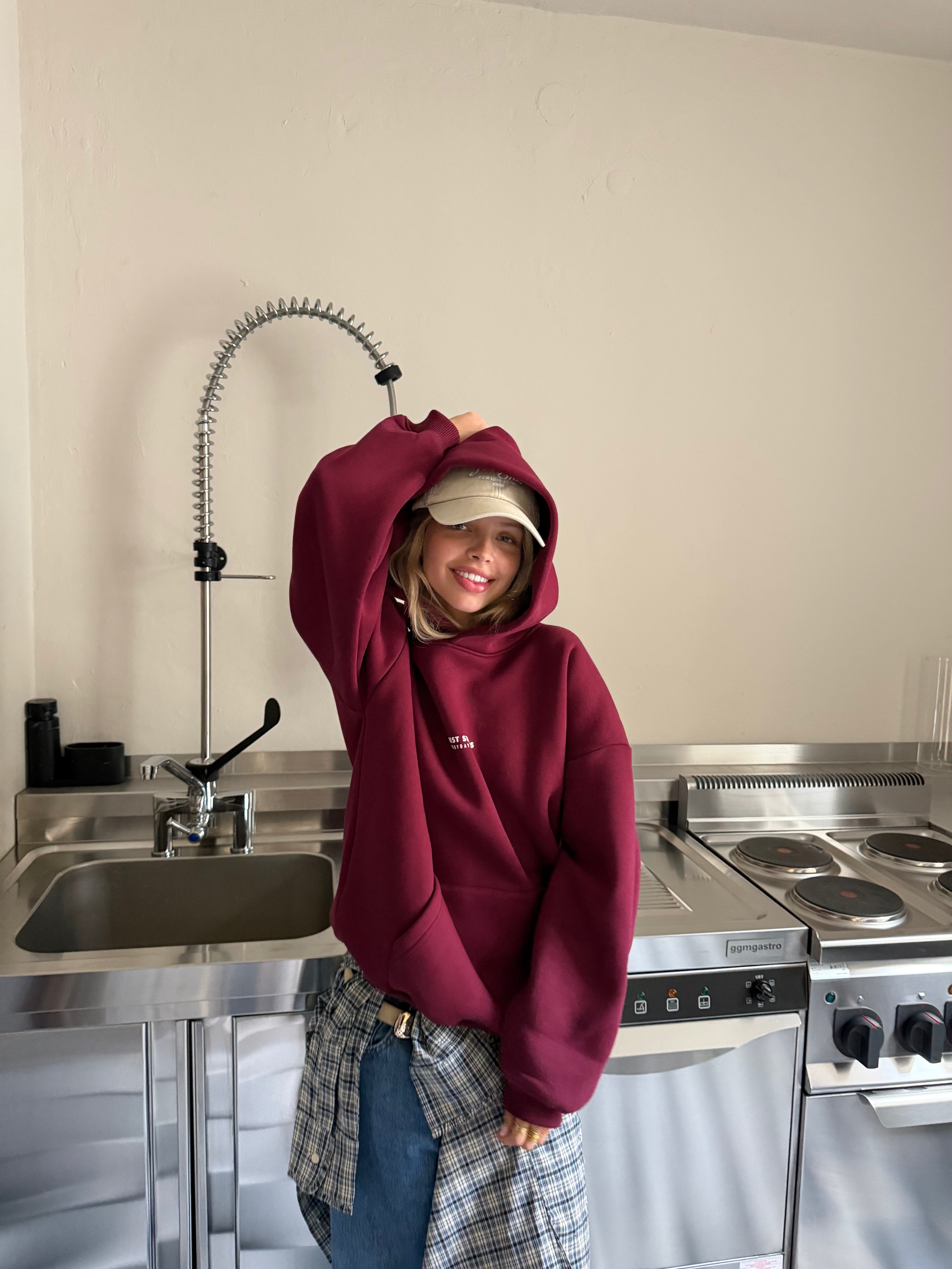 Hoodie Weinrot PREST STUDIOS 