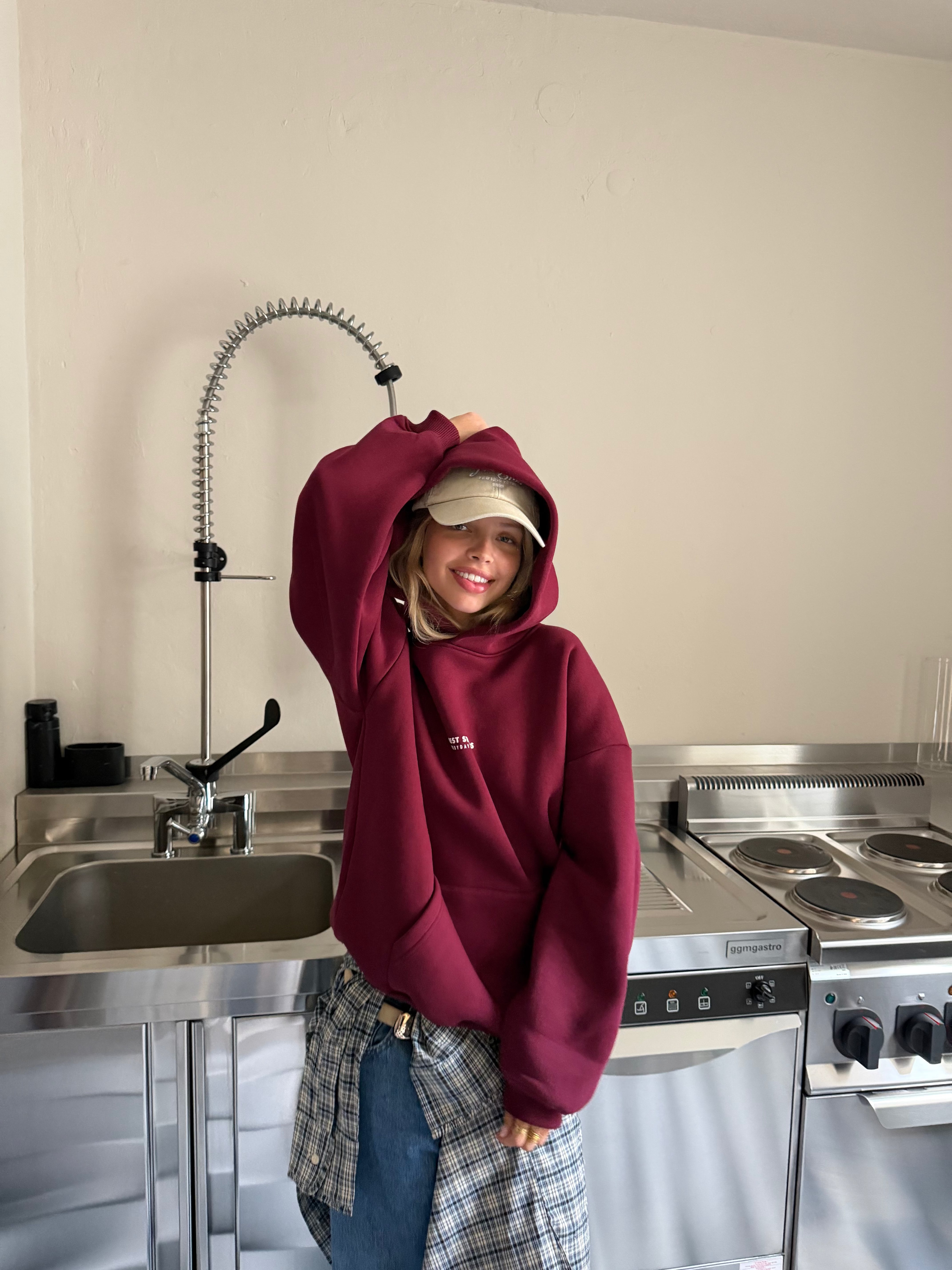 Hoodie Weinrot PREST STUDIOS 