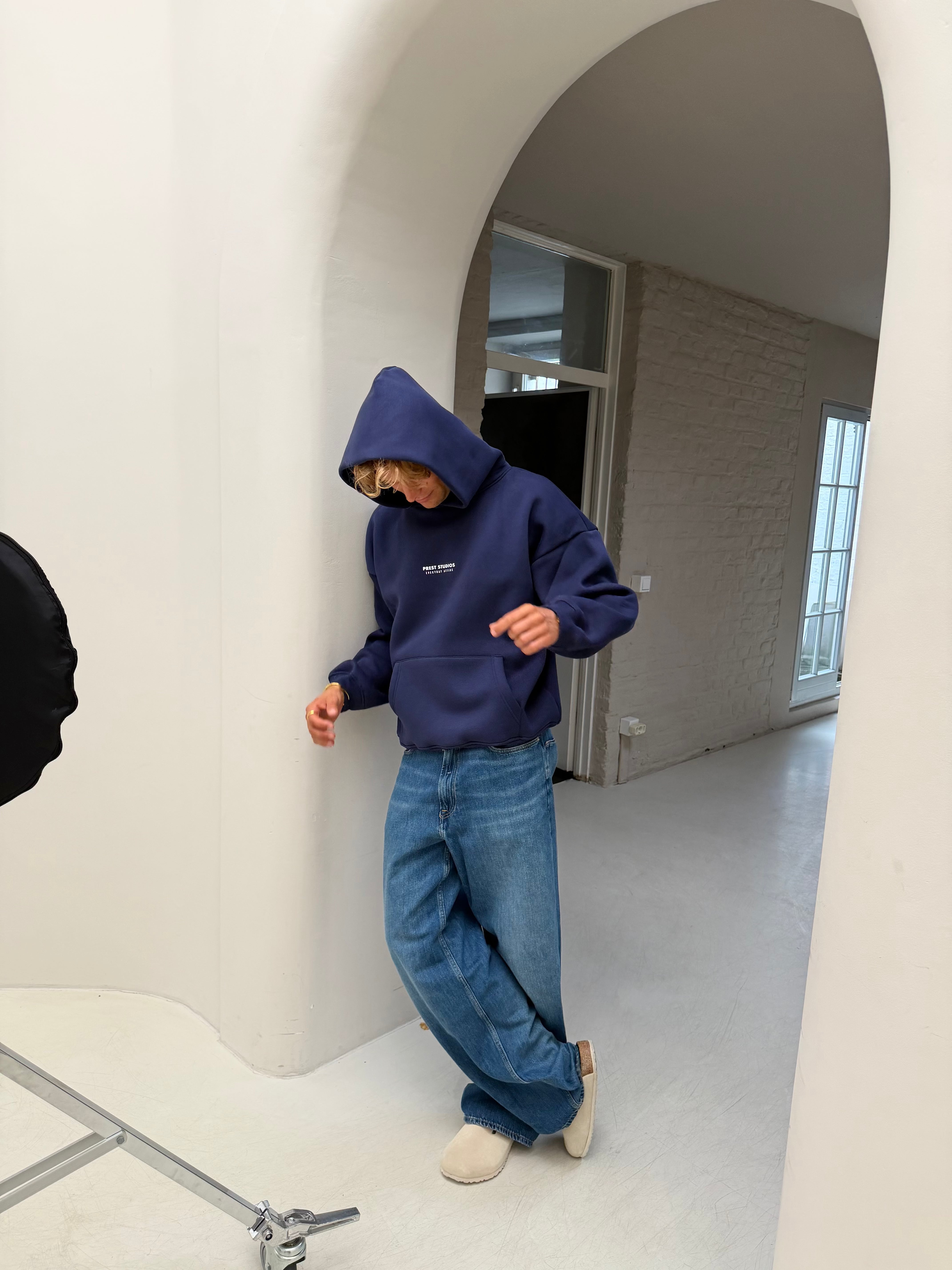 Hoodie Marineblau Hoodie PREST STUDIOS 