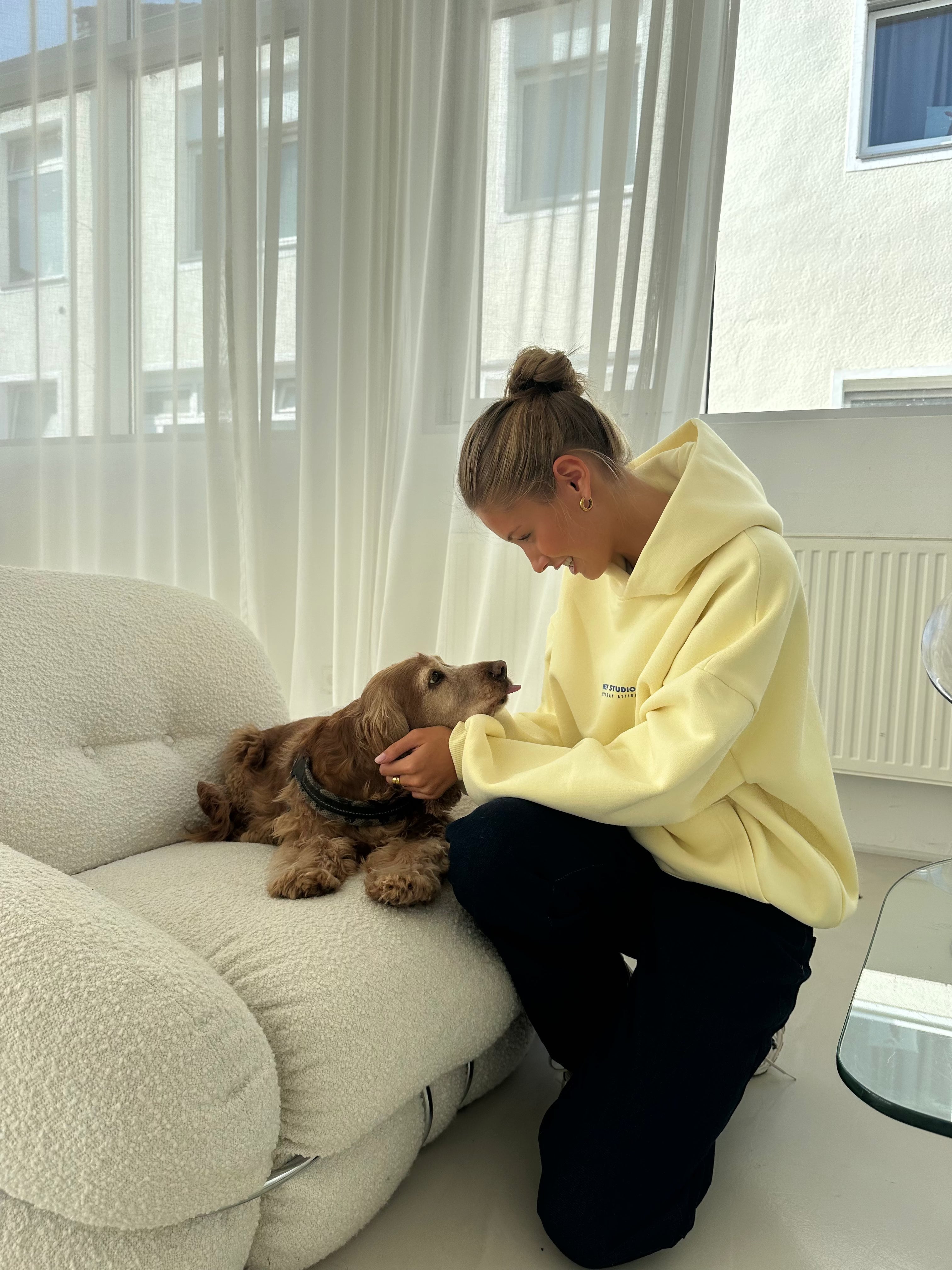 Hoodie Butter Yellow PREST STUDIOS 