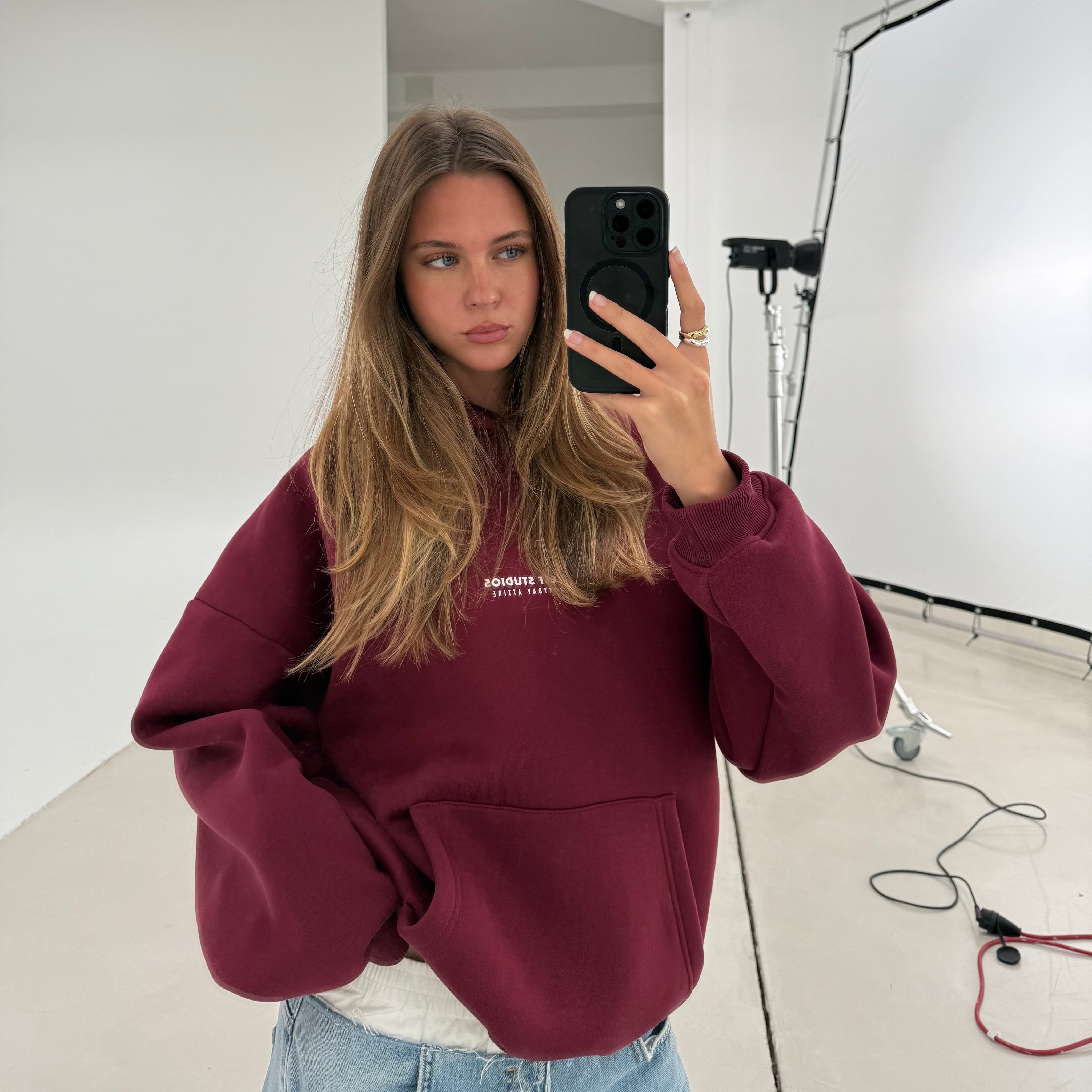 Hoodie Weinrot PREST STUDIOS 