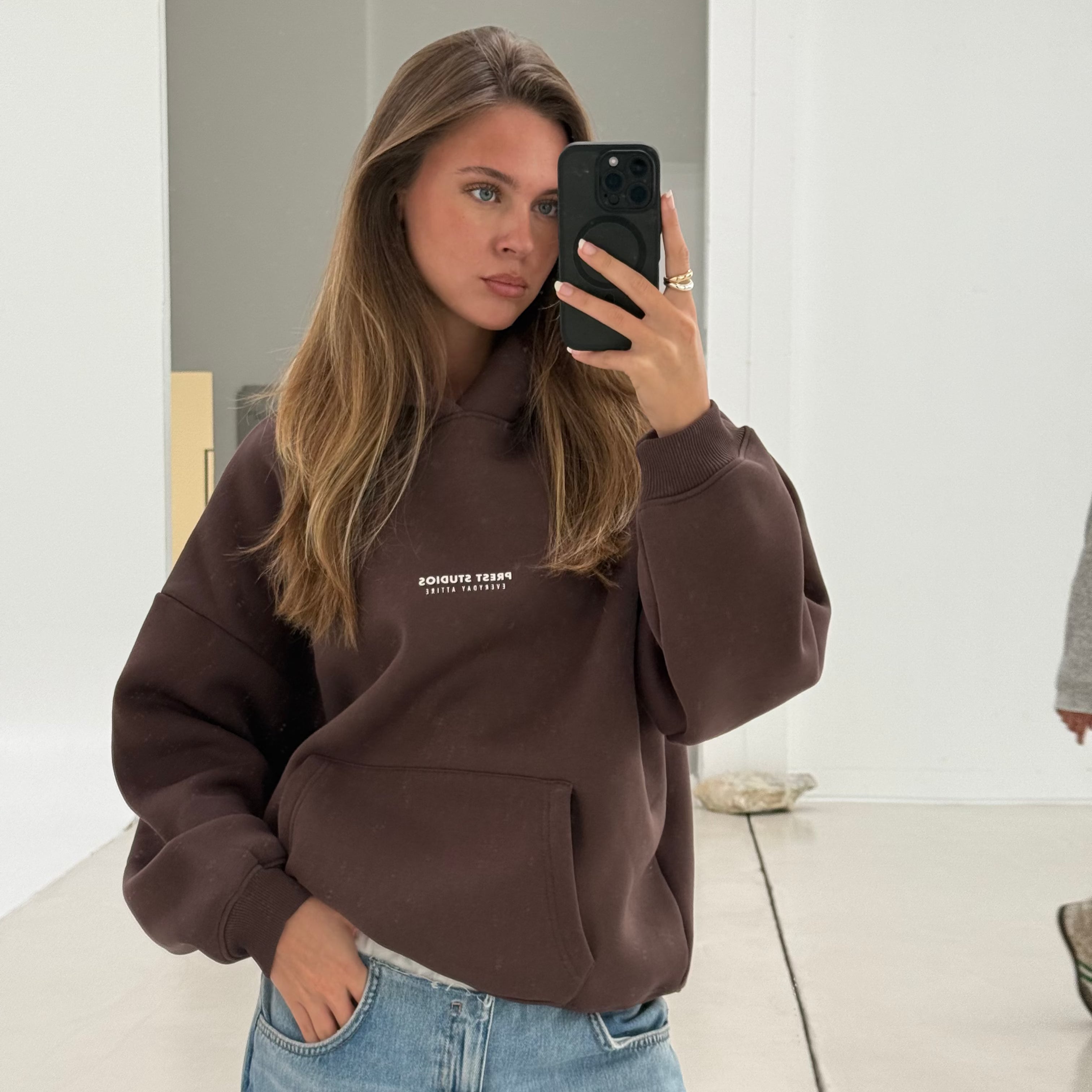 Hoodie Braun PREST STUDIOS 