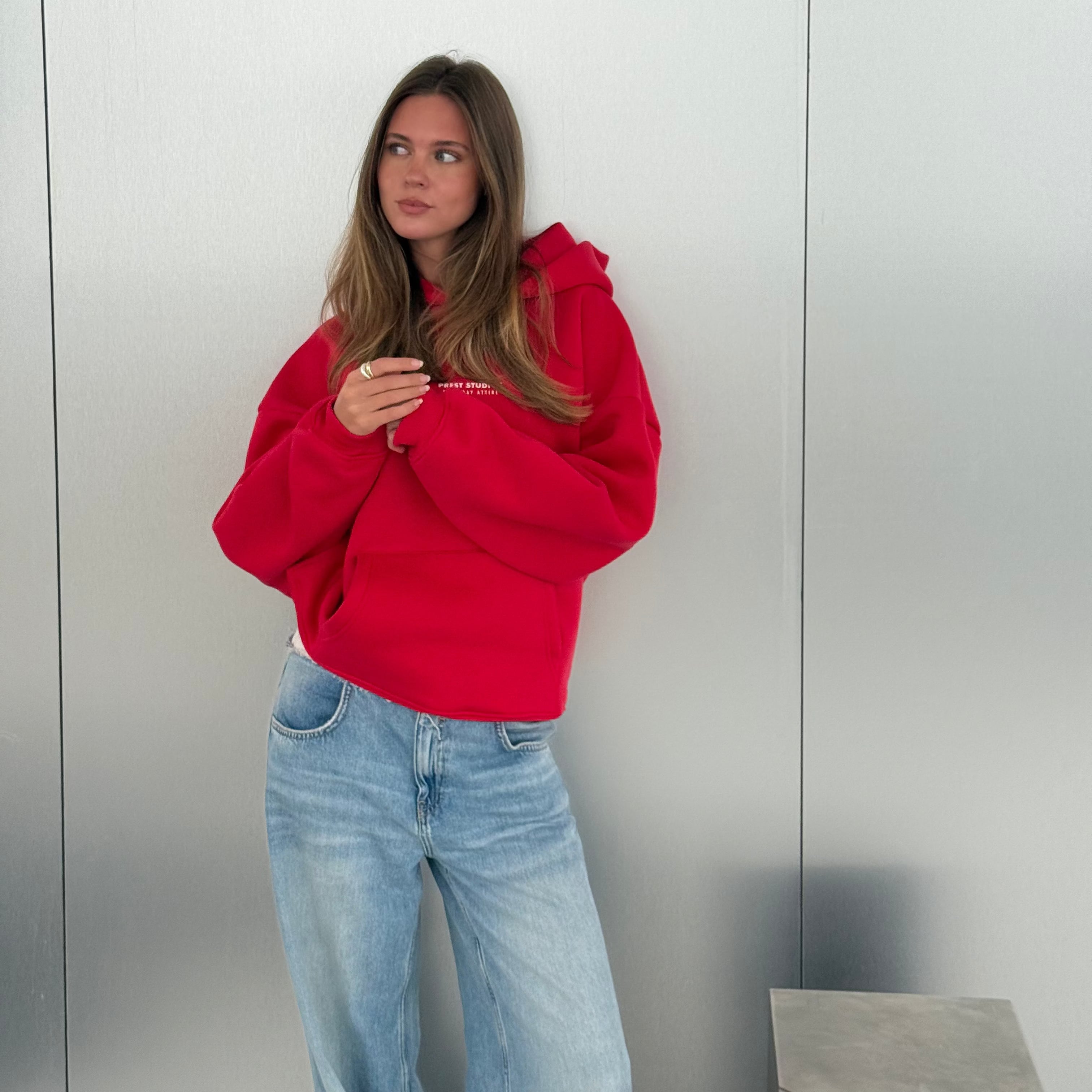 Hoodie Cherry Red PREST STUDIOS 