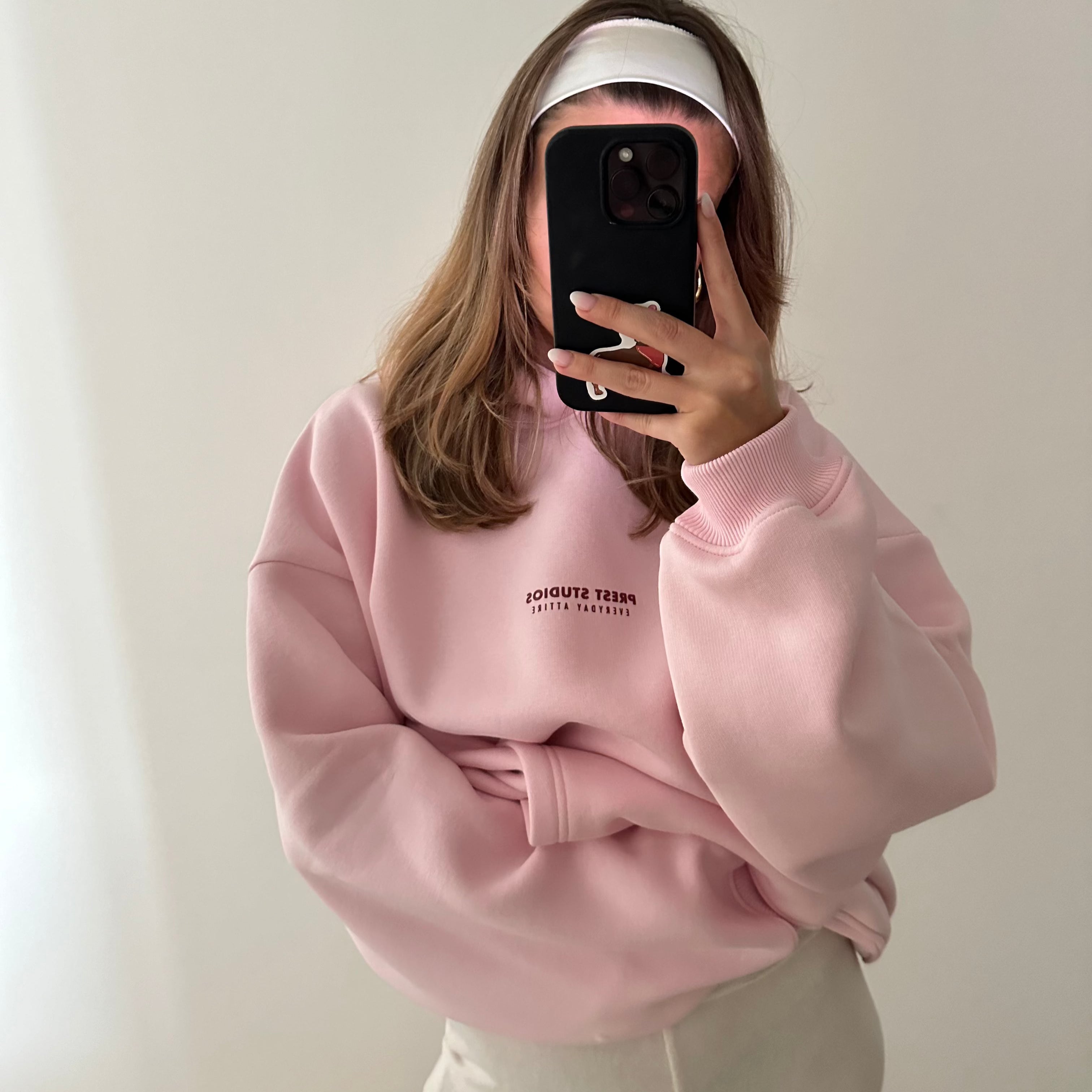 Oversize Hoodie Pink